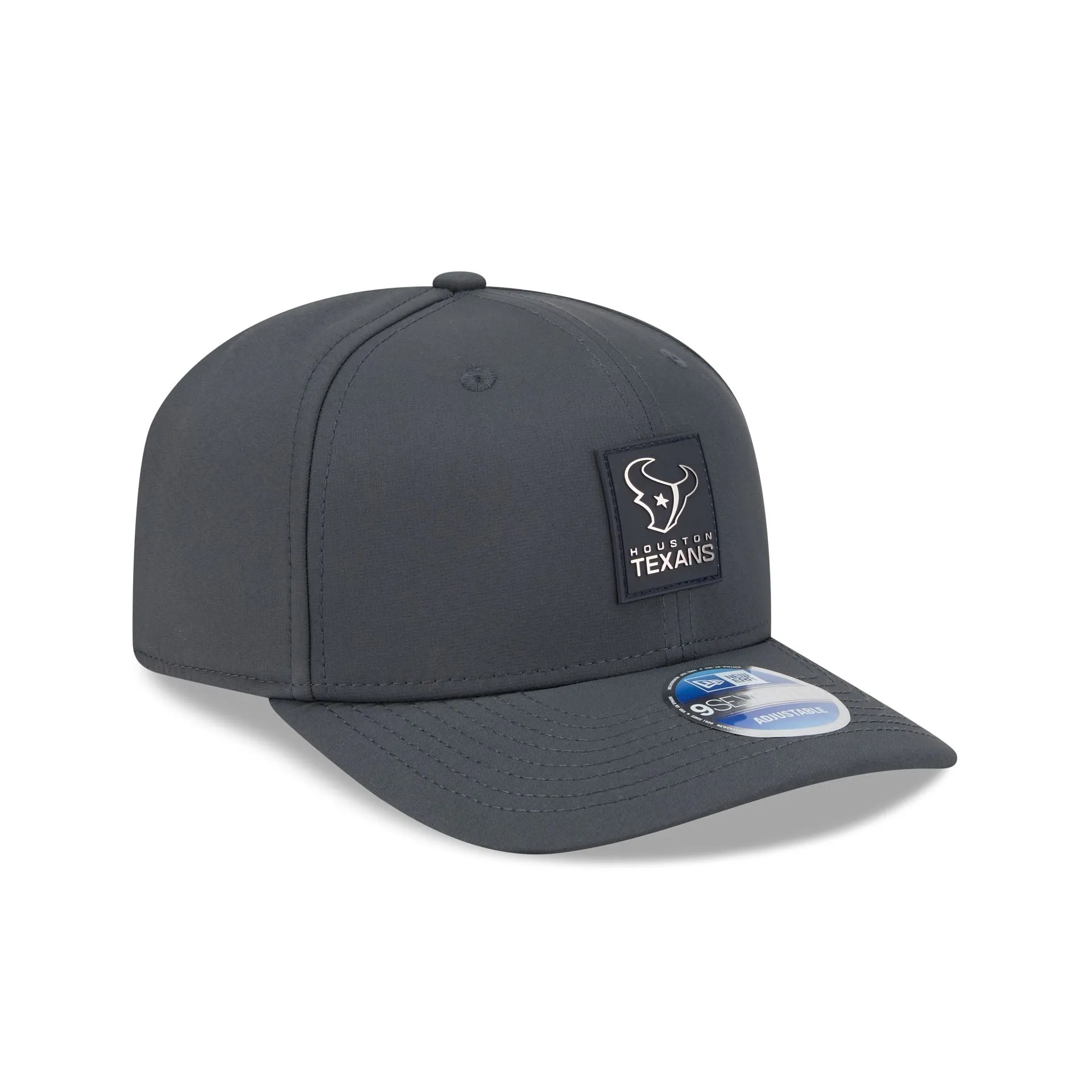 Houston Texans 2025 Sideline Cold Weather Steel Clouds 9SEVENTY Stretch-Snap Hat sold by New Era product image thumbnail 3