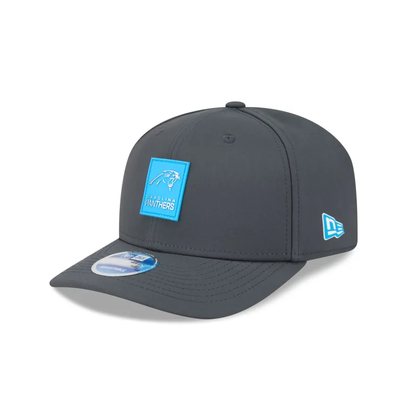 Carolina Panthers 2025 Sideline Cold Weather Steel Clouds 9SEVENTY Stretch-Snap Hat sold by New Era