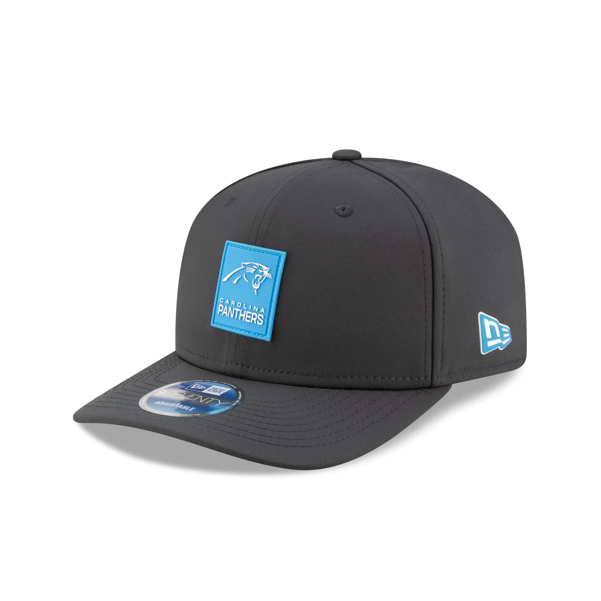 Carolina Panthers 2025 Sideline Cold Weather Steel Clouds 9SEVENTY Stretch-Snap Hat sold by New Era product image thumbnail 2