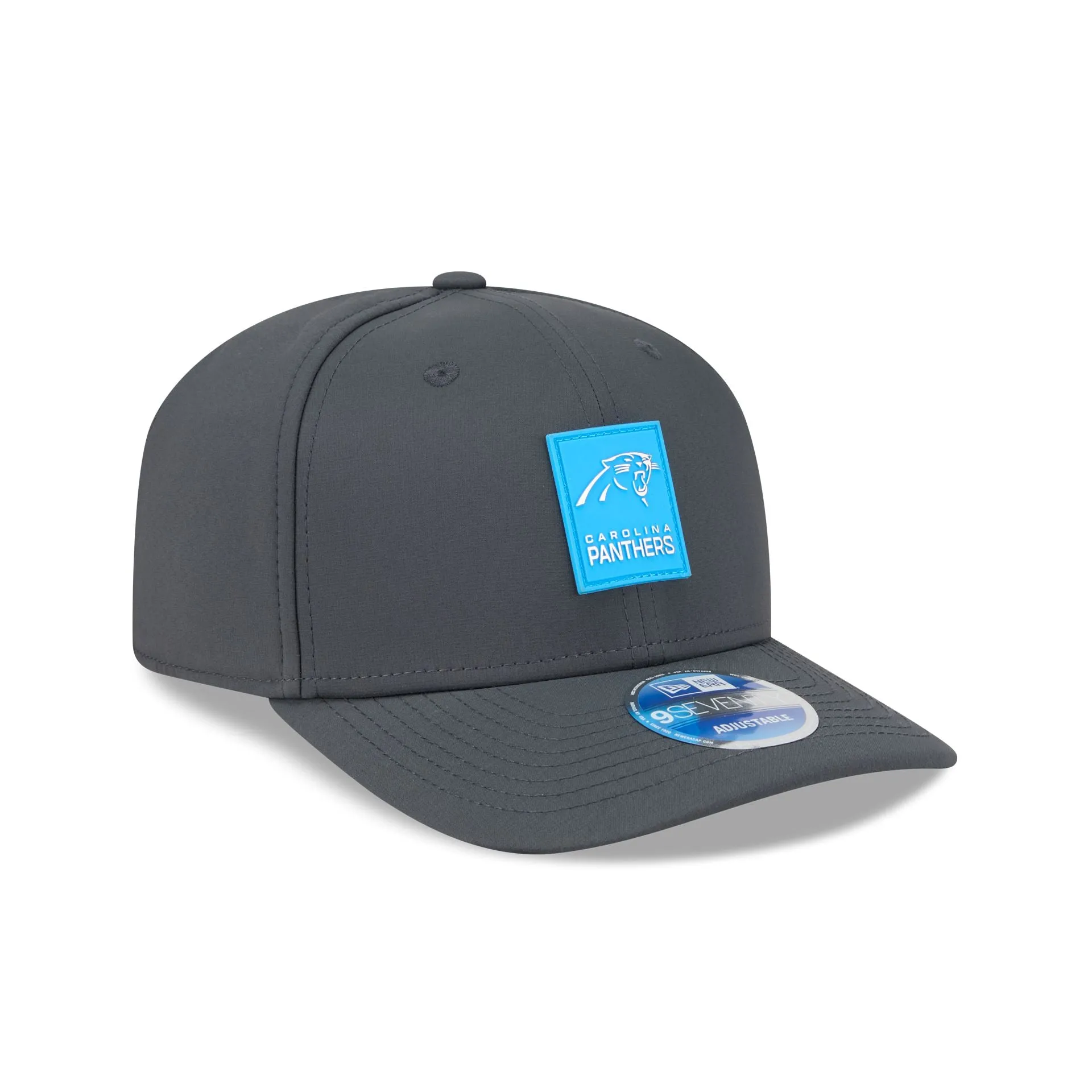 Carolina Panthers 2025 Sideline Cold Weather Steel Clouds 9SEVENTY Stretch-Snap Hat sold by New Era product image thumbnail 5