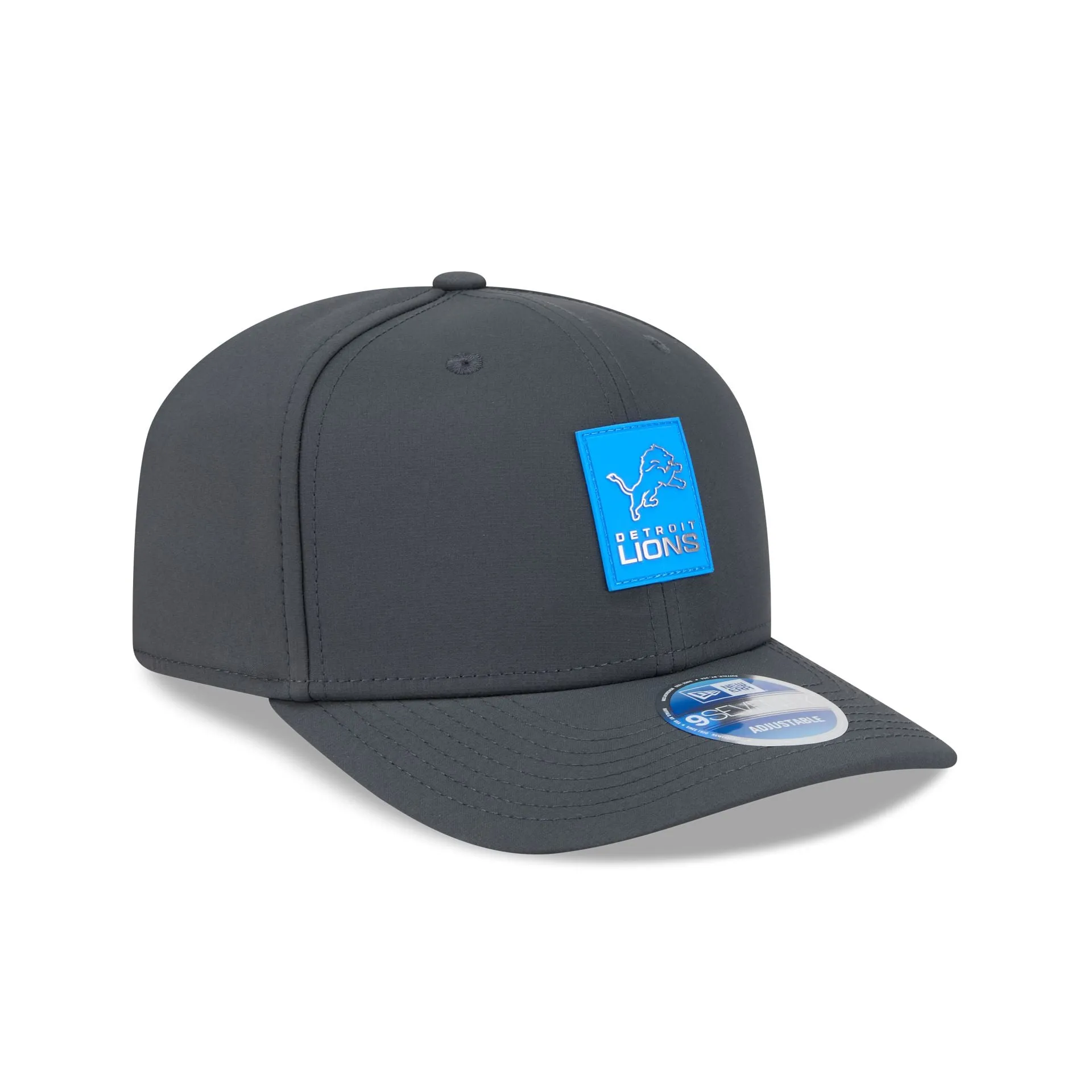Detroit Lions 2025 Sideline Cold Weather Steel Clouds 9SEVENTY Stretch-Snap Hat sold by New Era product image thumbnail 3