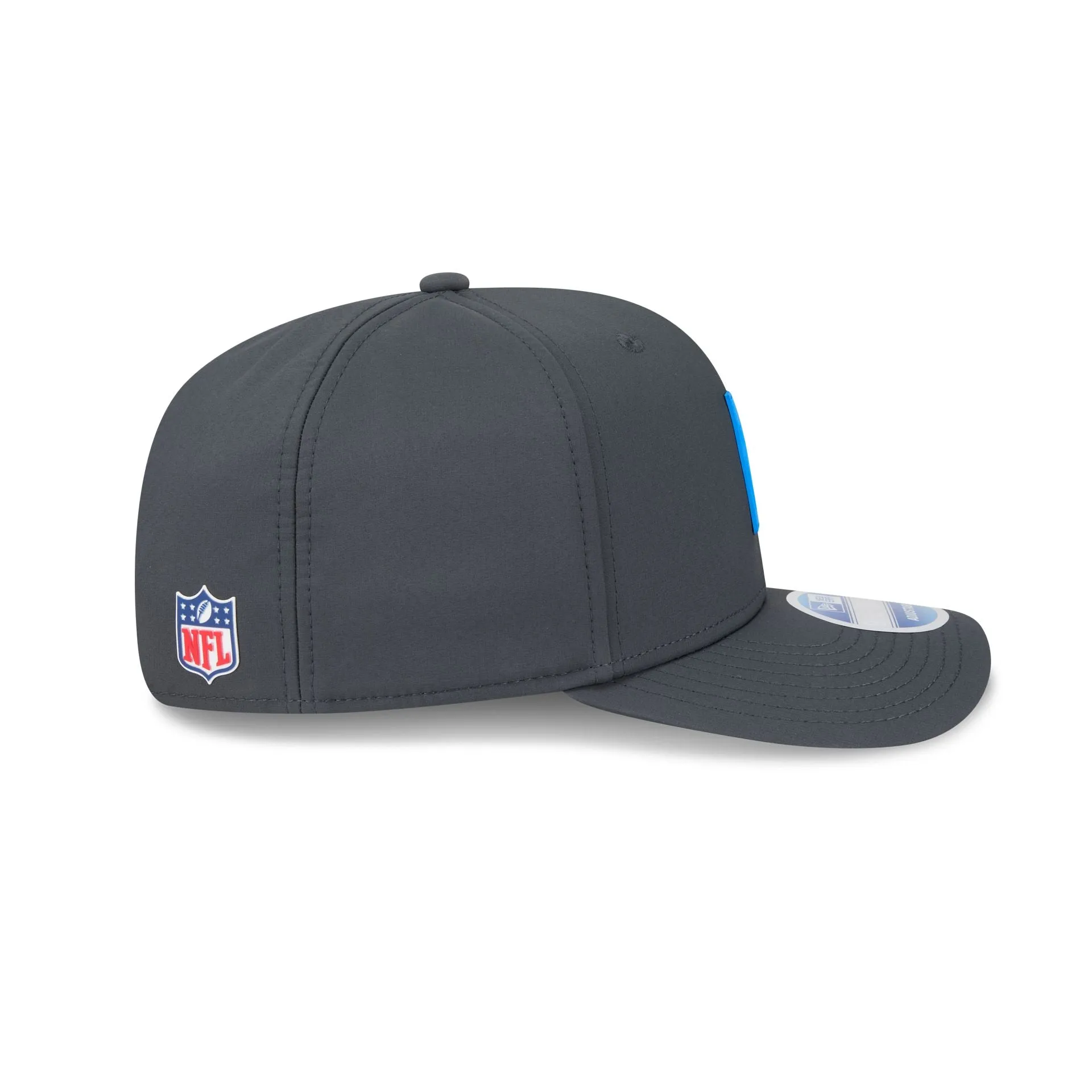 Detroit Lions 2025 Sideline Cold Weather Steel Clouds 9SEVENTY Stretch-Snap Hat sold by New Era product image thumbnail 5