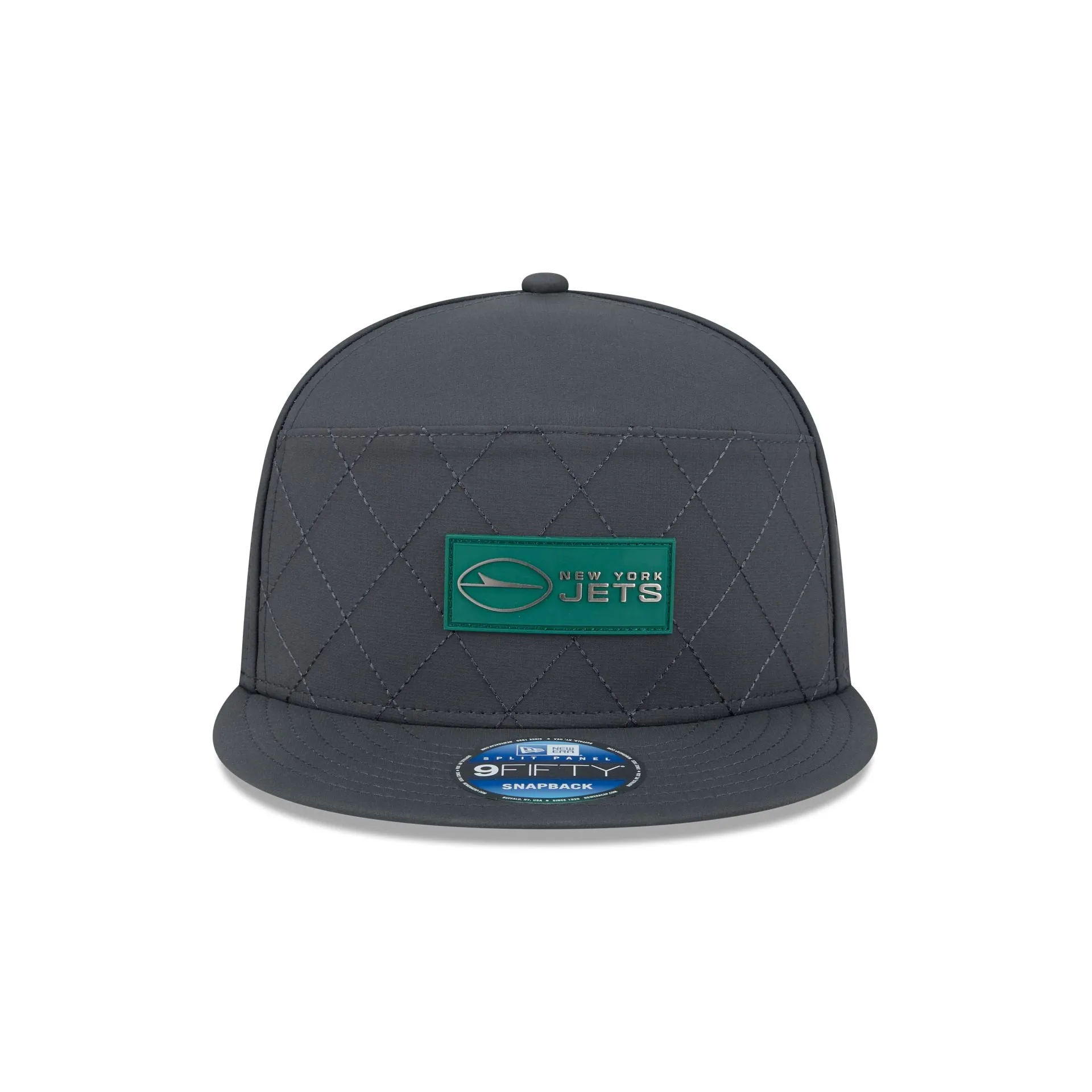 New York Jets 2025 Sideline Cold Weather Steel Clouds Split Panel 9FIFTY Snapback Hat sold by New Era product image thumbnail 2
