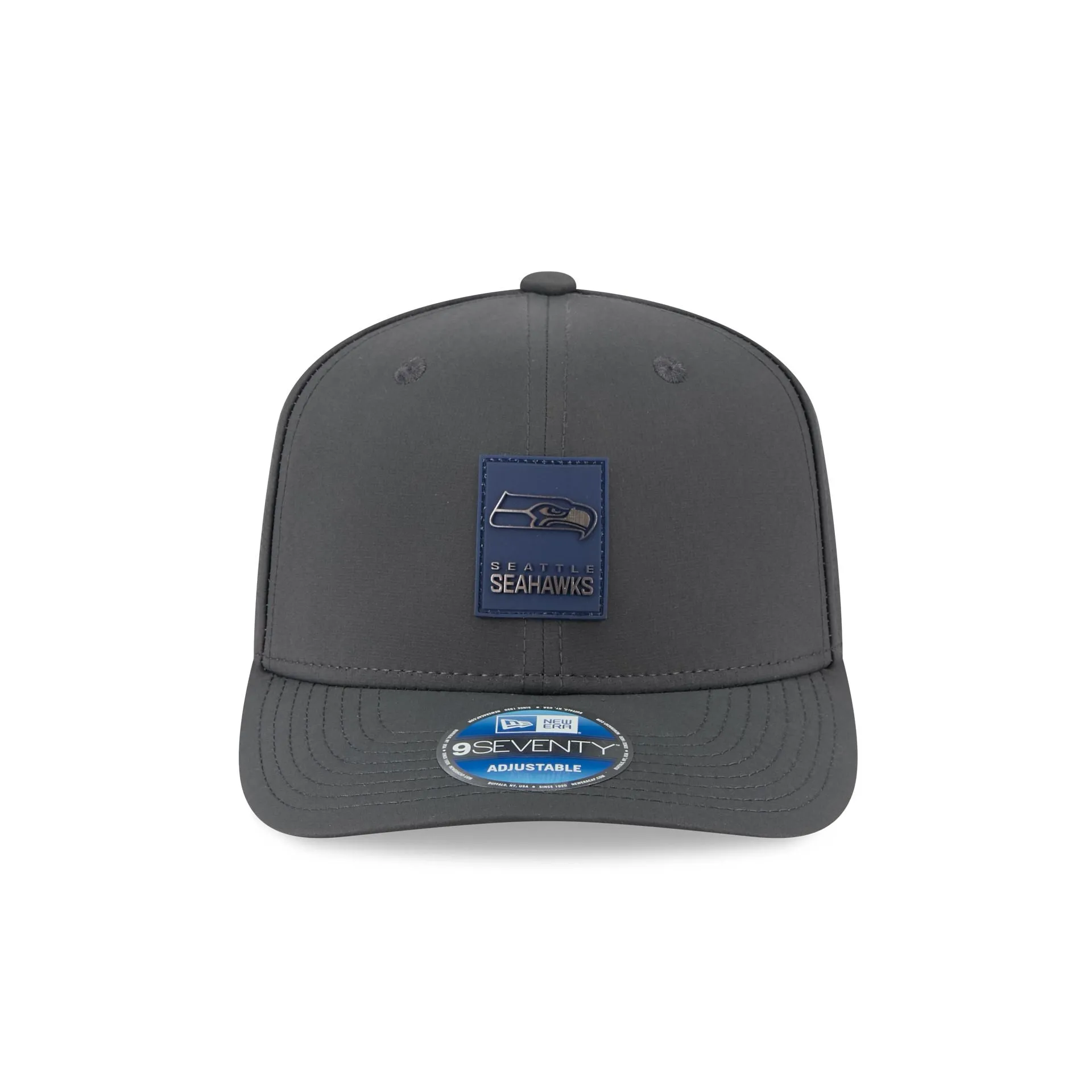 Seattle Seahawks 2025 Sideline Cold Weather Steel Clouds 9SEVENTY Stretch-Snap Hat sold by New Era product image thumbnail 2