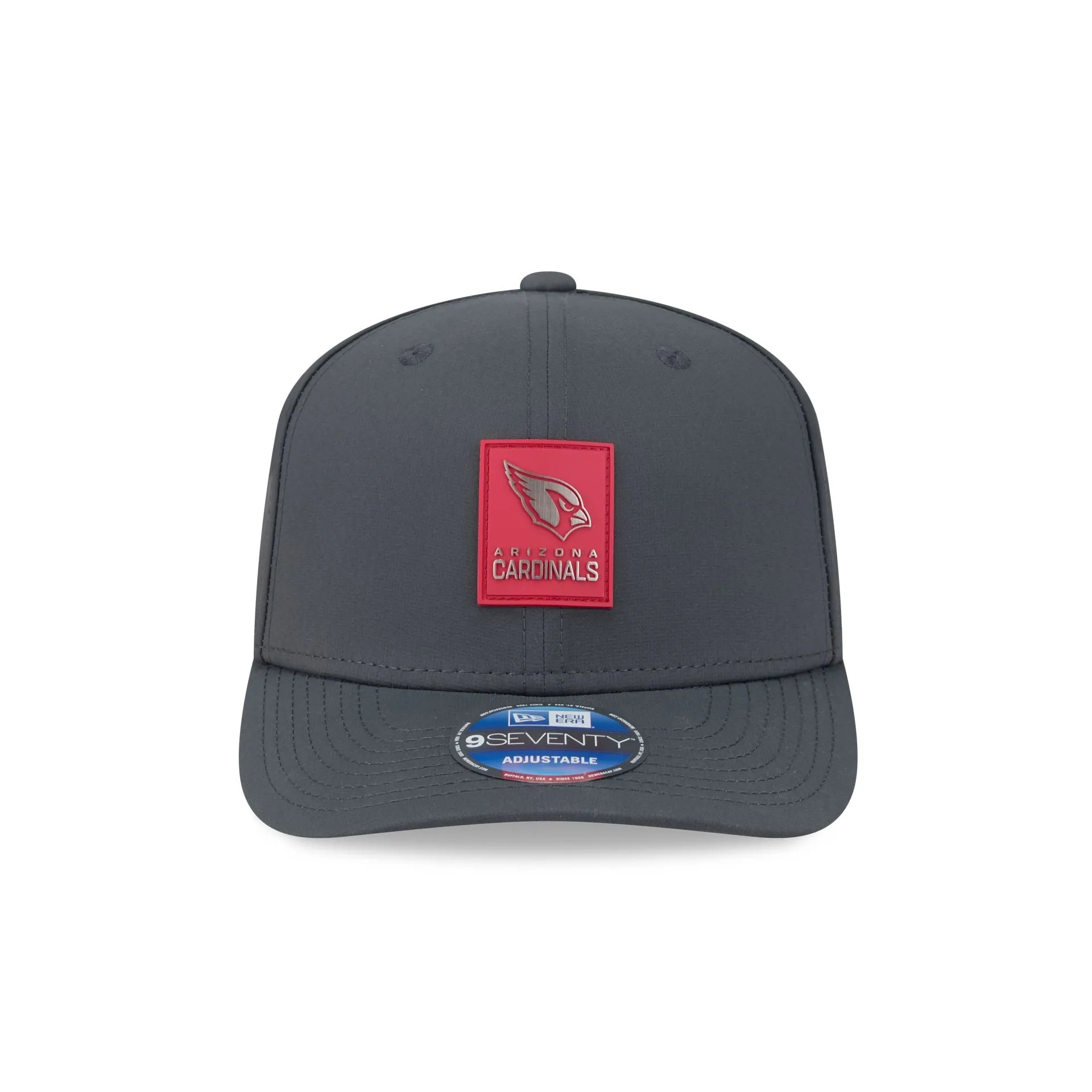 Arizona Cardinals 2025 Sideline Cold Weather Steel Clouds 9SEVENTY Stretch-Snap Hat sold by New Era product image thumbnail 2