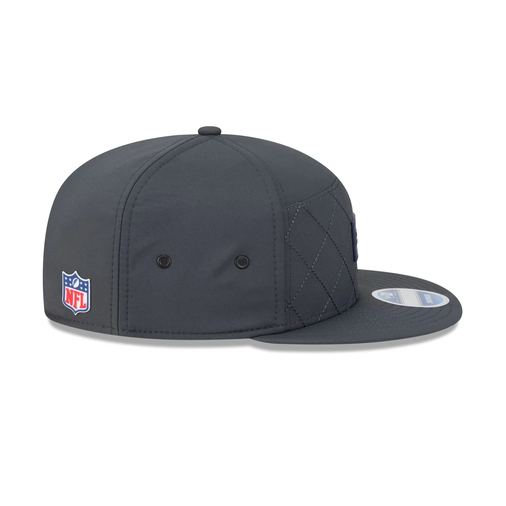 Seattle Seahawks 2025 Sideline Cold Weather Steel Clouds Split Panel 9FIFTY Snapback Hat sold by New Era product image thumbnail 5