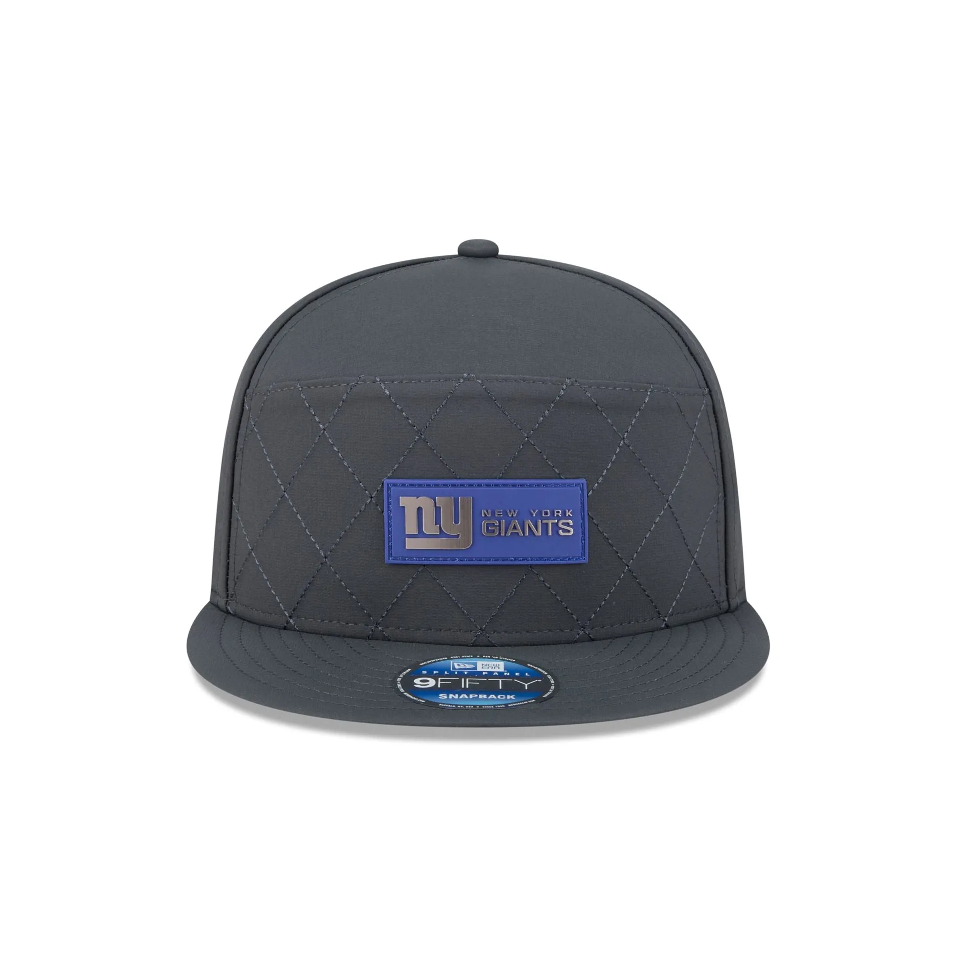 New York Giants 2025 Sideline Cold Weather Steel Clouds Split Panel 9FIFTY Snapback Hat sold by New Era product image thumbnail 2