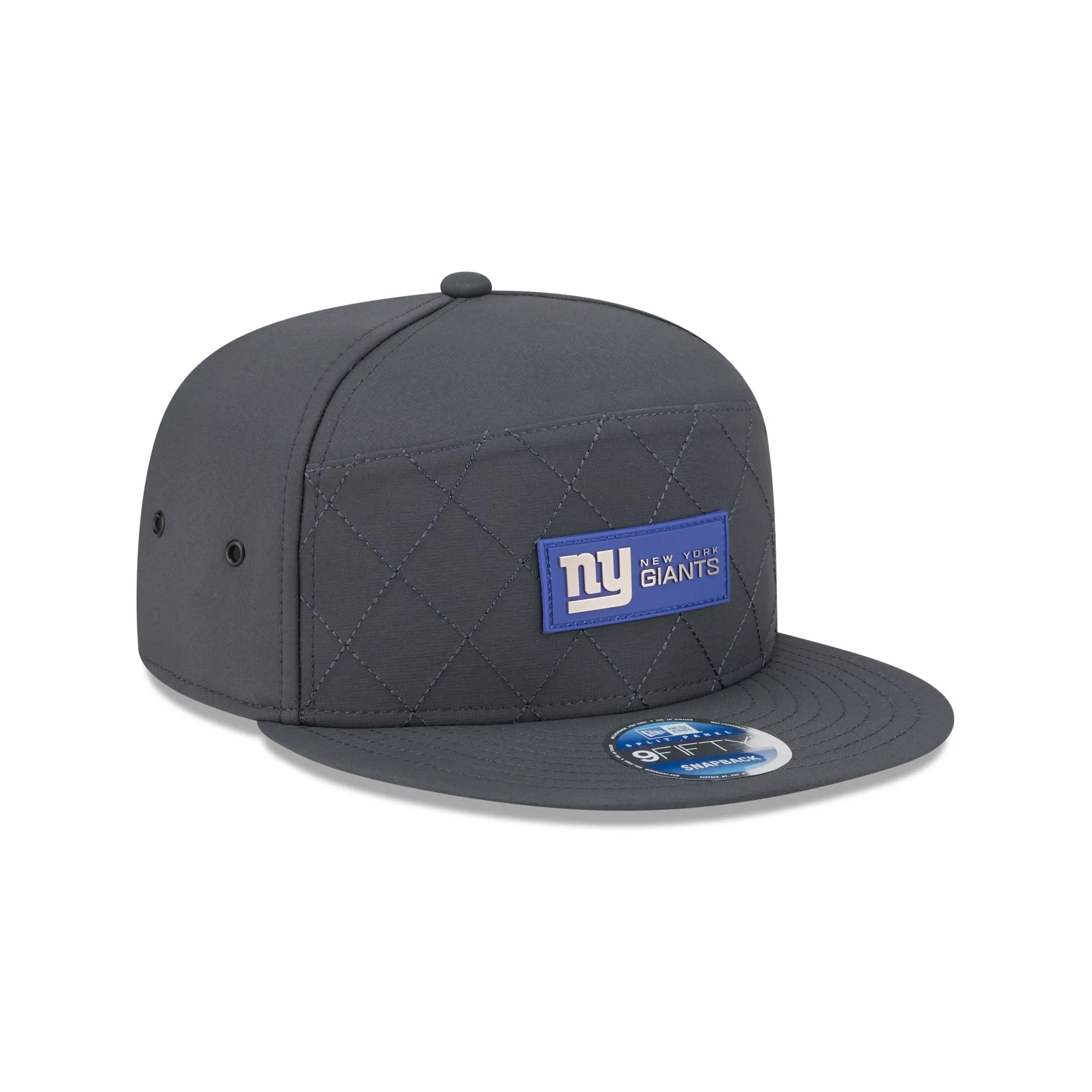 New York Giants 2025 Sideline Cold Weather Steel Clouds Split Panel 9FIFTY Snapback Hat sold by New Era product image thumbnail 3