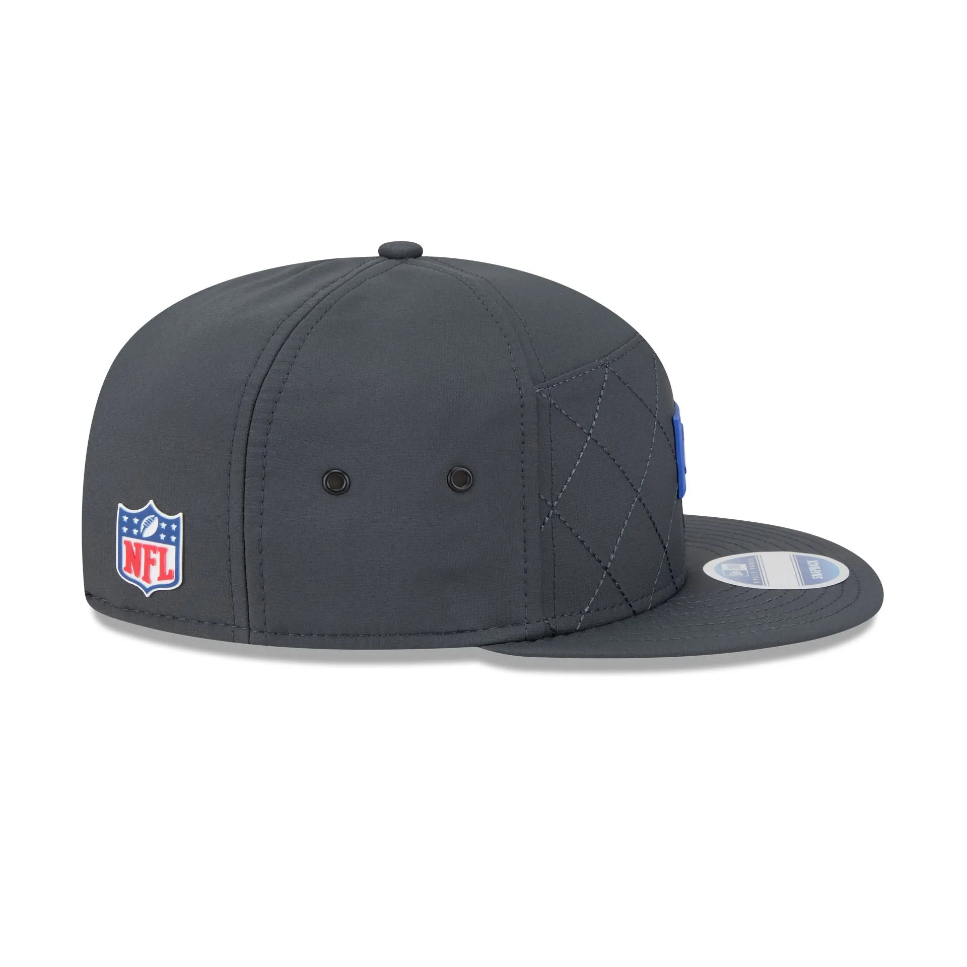 Los Angeles Rams 2025 Sideline Cold Weather Steel Clouds Split Panel 9FIFTY Snapback Hat sold by New Era product image thumbnail 5