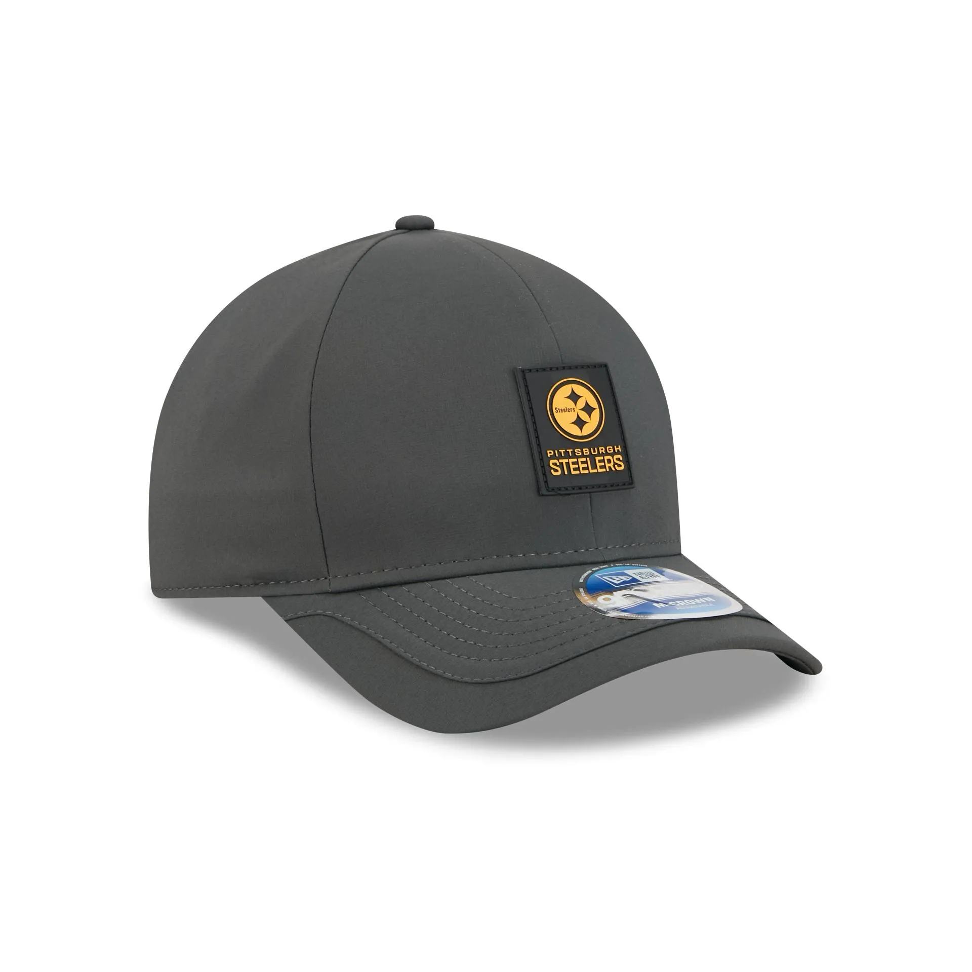 Pittsburgh Steelers 2025 Sideline Cold Weather Steel Clouds 9FORTY M-Crown Snapback Hat sold by New Era product image thumbnail 3