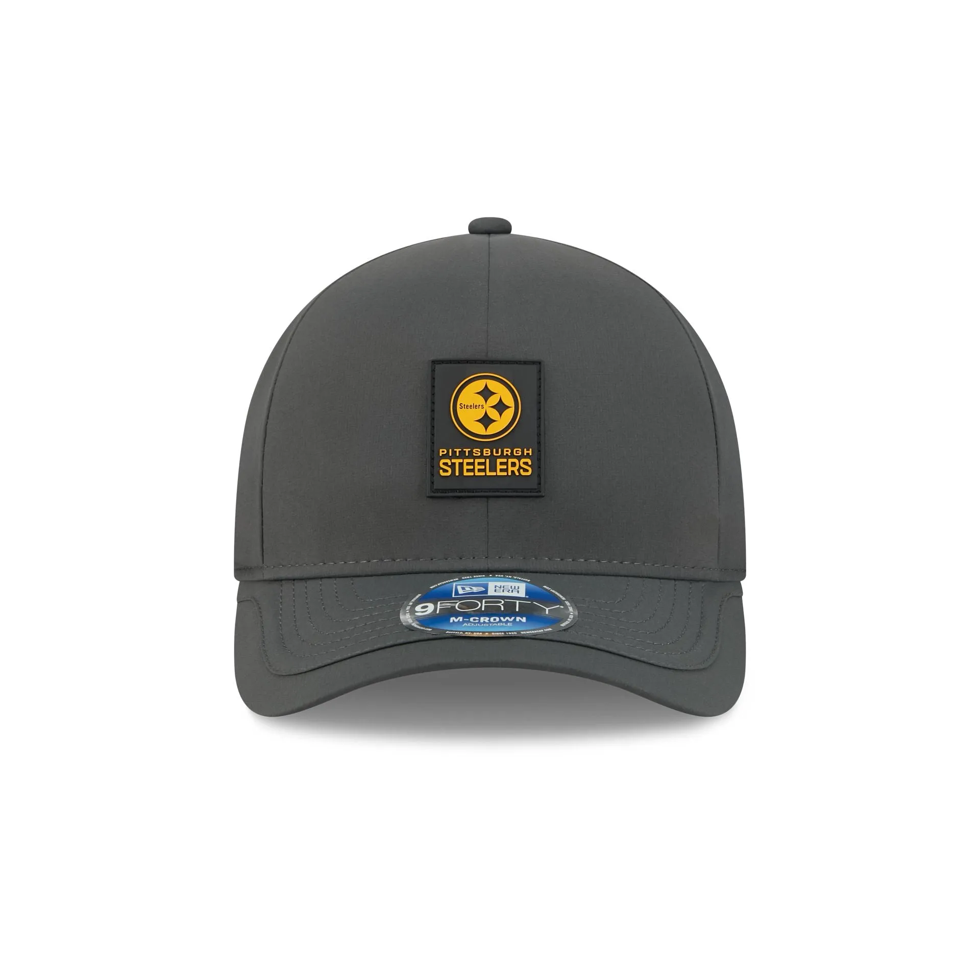 Pittsburgh Steelers 2025 Sideline Cold Weather Steel Clouds 9FORTY M-Crown Snapback Hat sold by New Era product image thumbnail 2