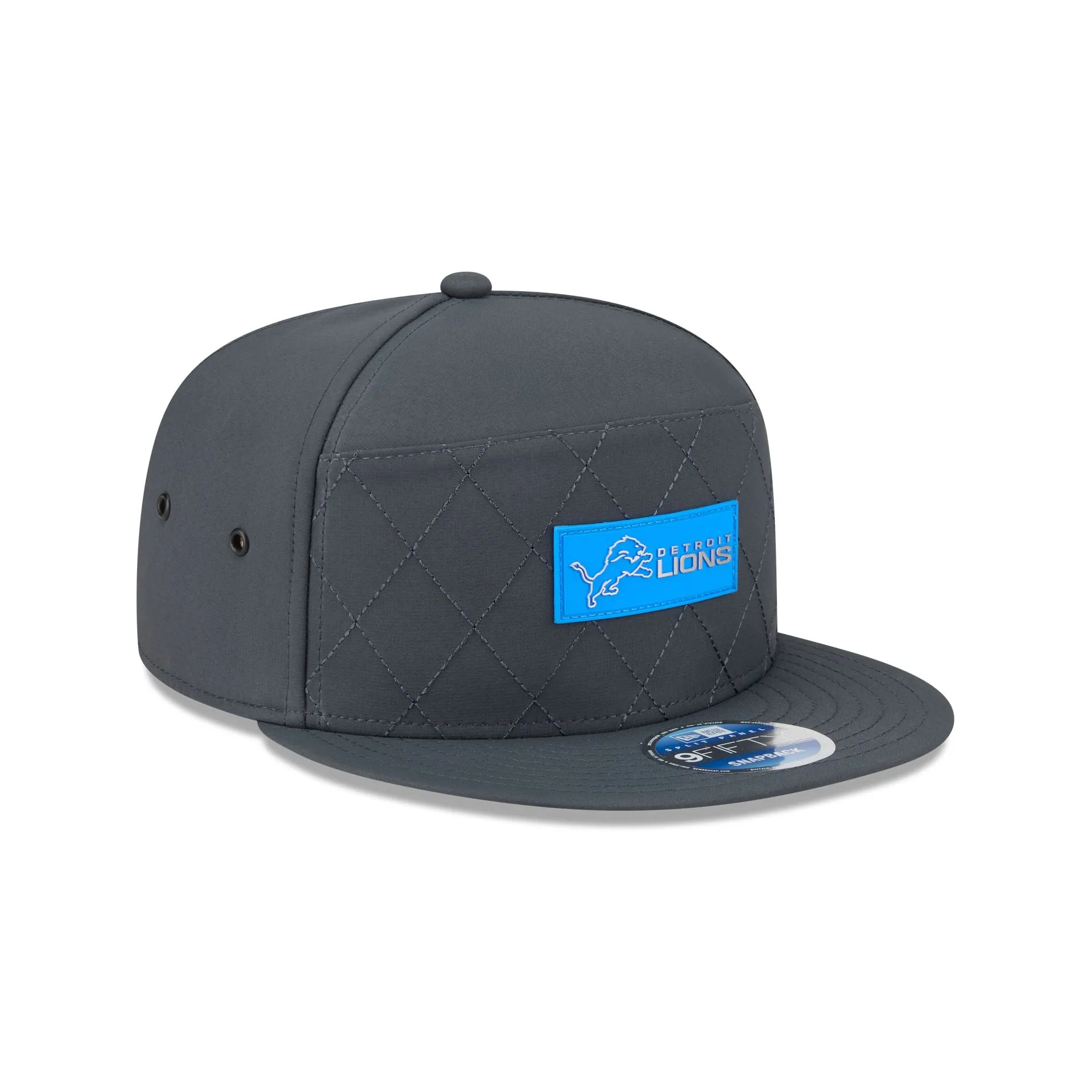 Detroit Lions 2025 Sideline Cold Weather Steel Clouds Split Panel 9FIFTY Snapback Hat sold by New Era product image thumbnail 3