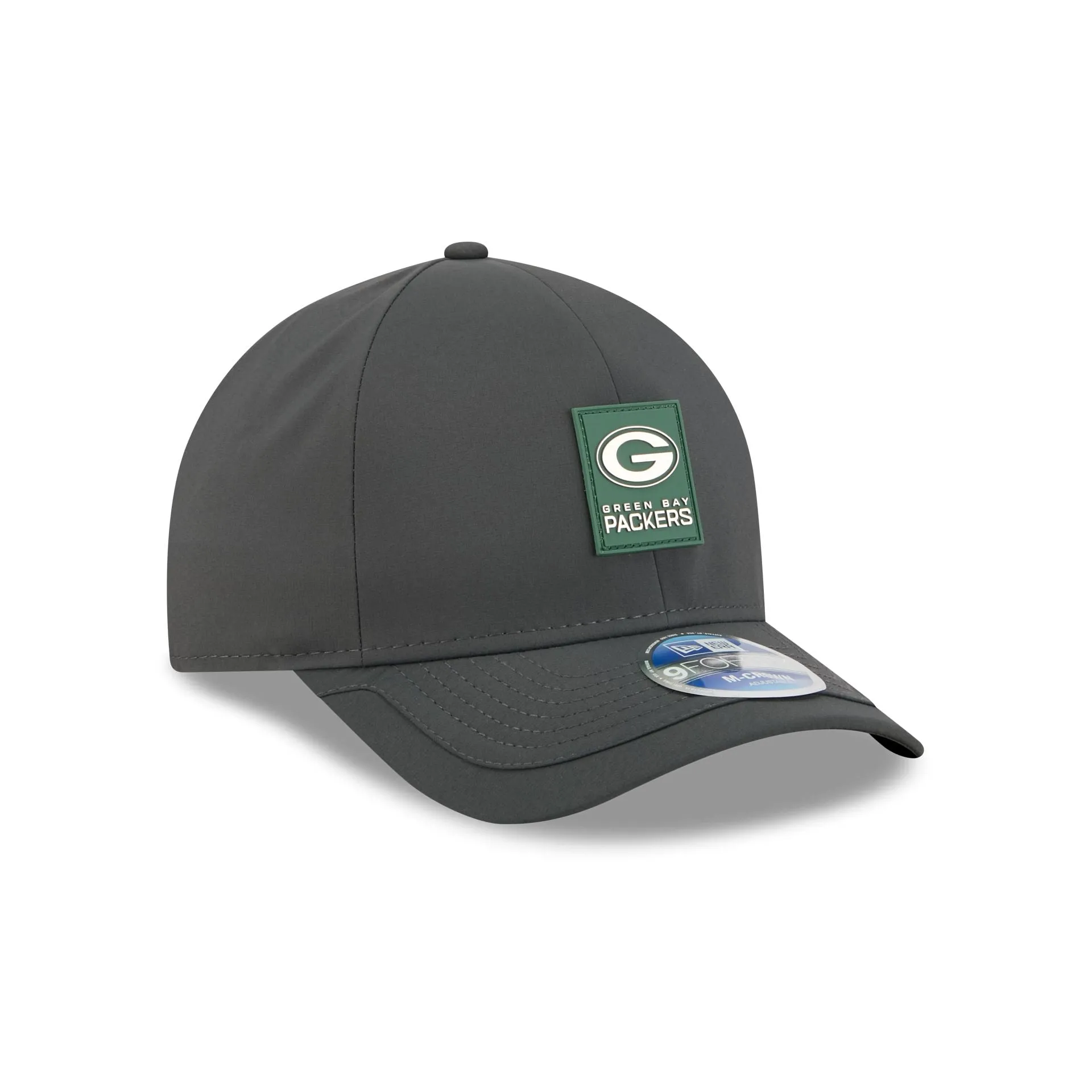 Green Bay Packers 2025 Sideline Cold Weather Steel Clouds 9FORTY M-Crown Snapback Hat sold by New Era product image thumbnail 3