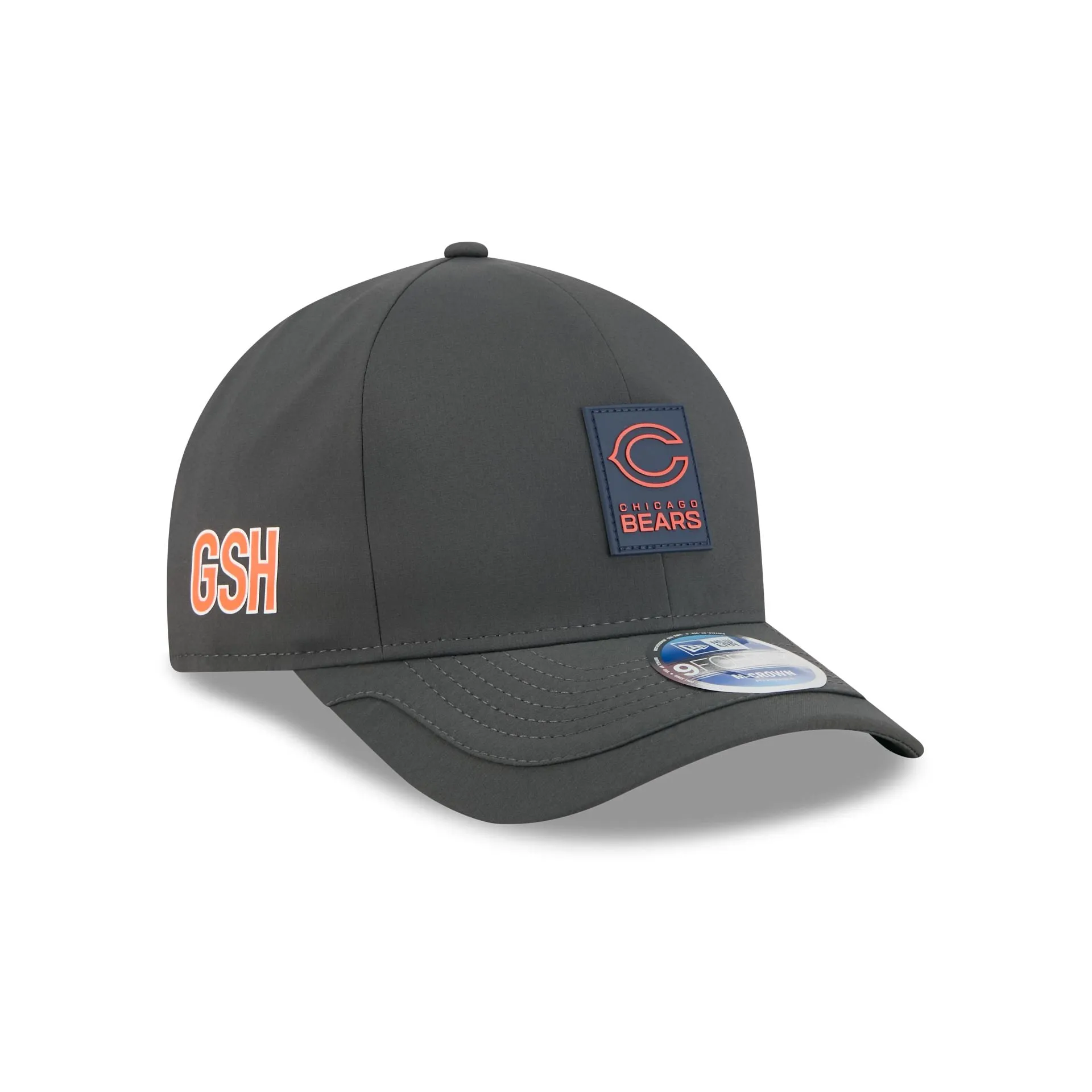 Chicago Bears 2025 Sideline Cold Weather Steel Clouds 9FORTY M-Crown Snapback Hat sold by New Era product image thumbnail 3