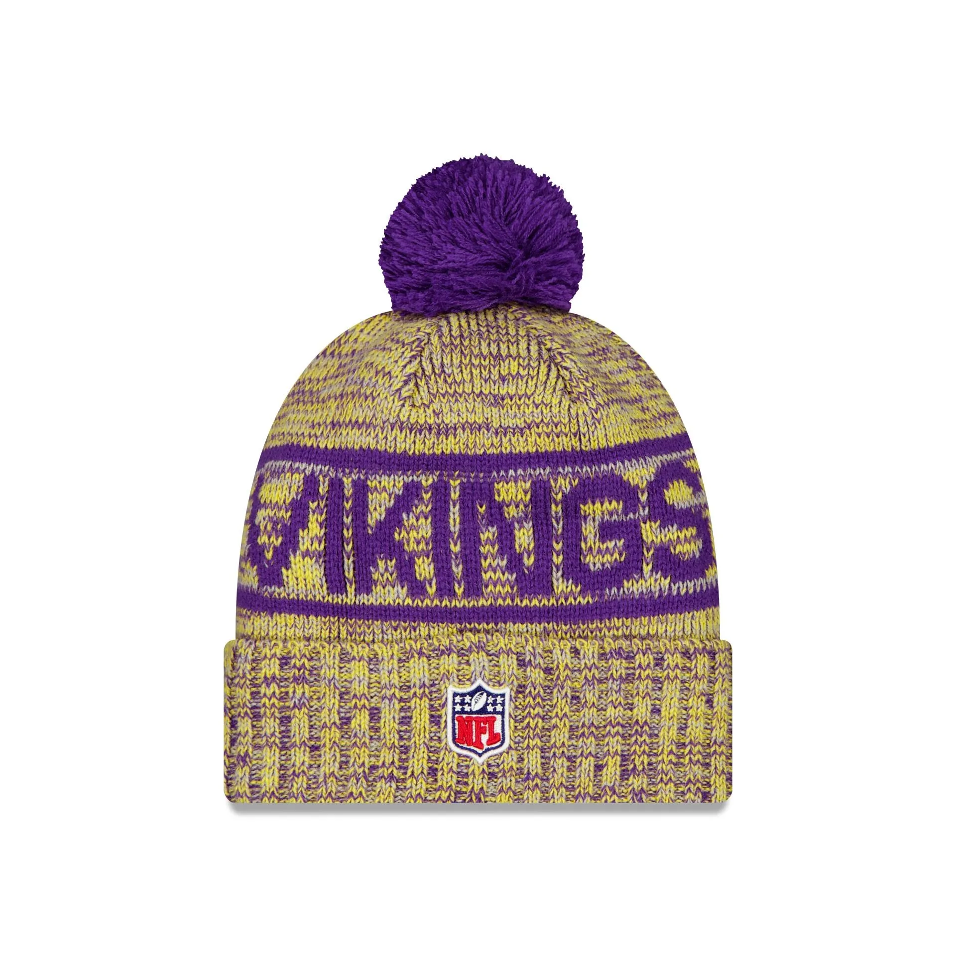 Minnesota Vikings 2025 Sideline Cold Weather Pom Knit Hat sold by New Era product image thumbnail 2