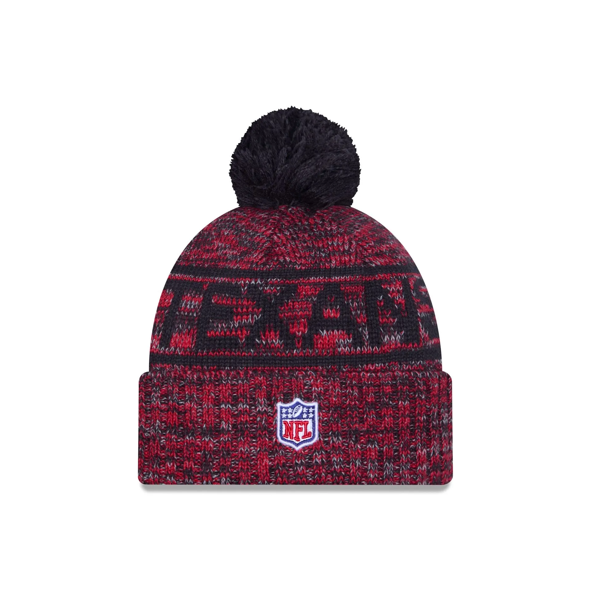 Houston Texans 2025 Sideline Cold Weather Pom Knit Hat sold by New Era product image thumbnail 4
