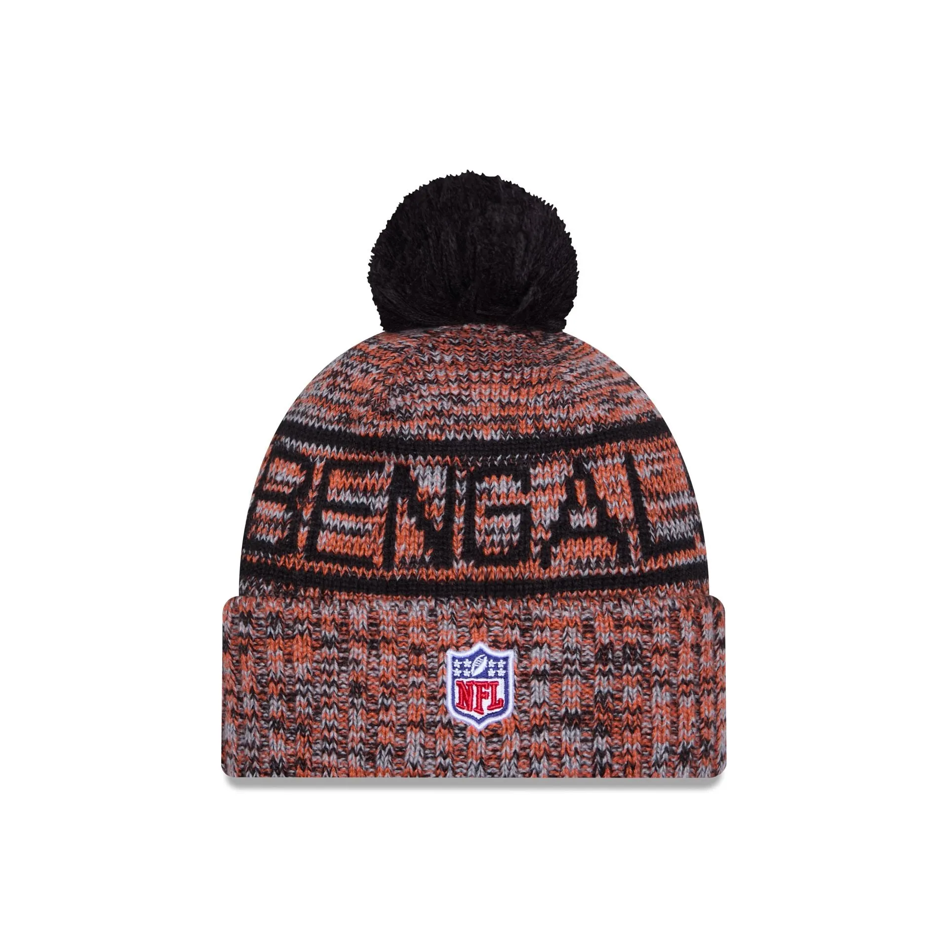 Cincinnati Bengals 2025 Sideline Cold Weather Pom Knit Hat sold by New Era product image thumbnail 4