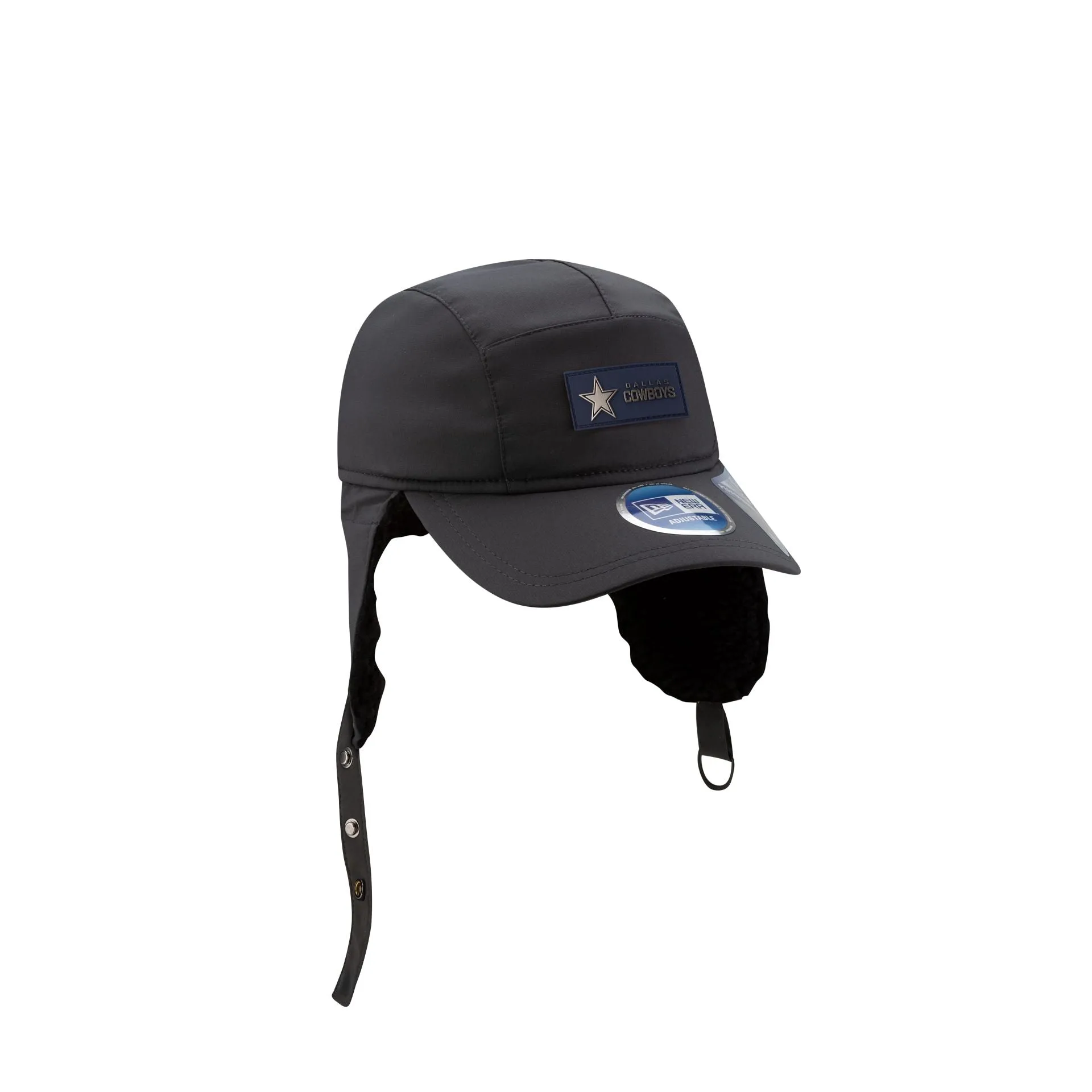 Dallas Cowboys 2025 Sideline Cold Weather Steel Clouds Runner Dogear Adjustable Hat sold by New Era product image thumbnail 5