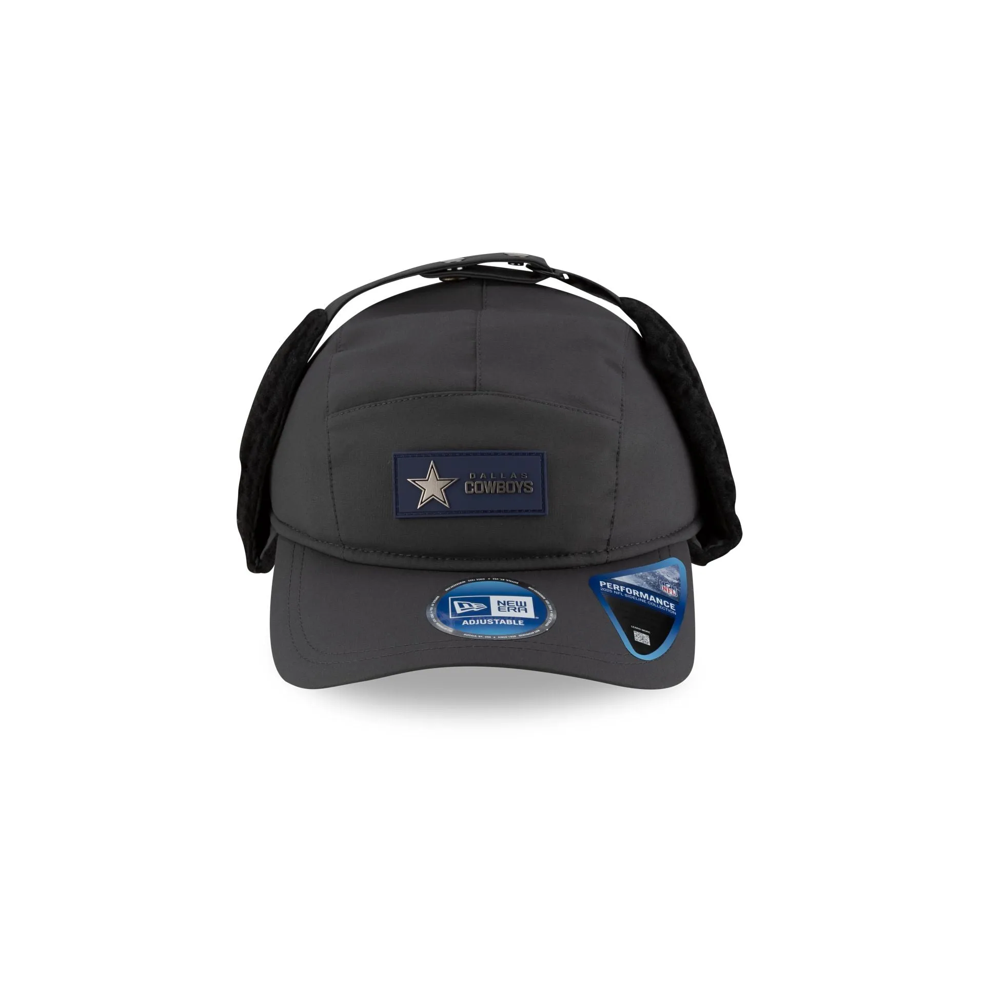 Dallas Cowboys 2025 Sideline Cold Weather Steel Clouds Runner Dogear Adjustable Hat sold by New Era product image thumbnail 4
