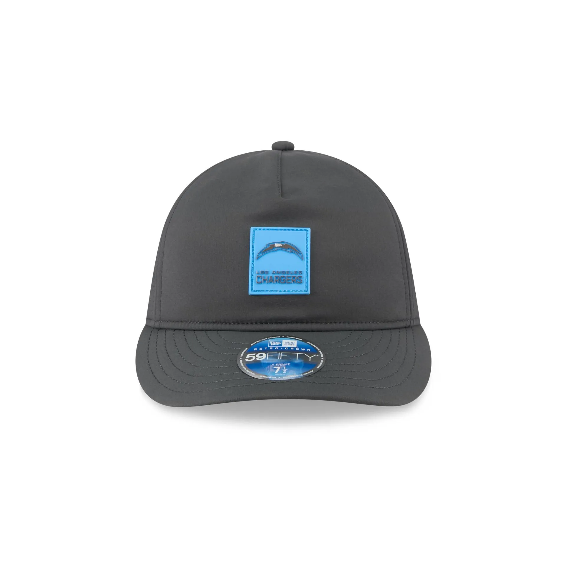 Los Angeles Chargers 2025 Sideline Cold Weather Steel Clouds Retro Crown 59FIFTY A-Frame Fitted Hat sold by New Era product image thumbnail 2
