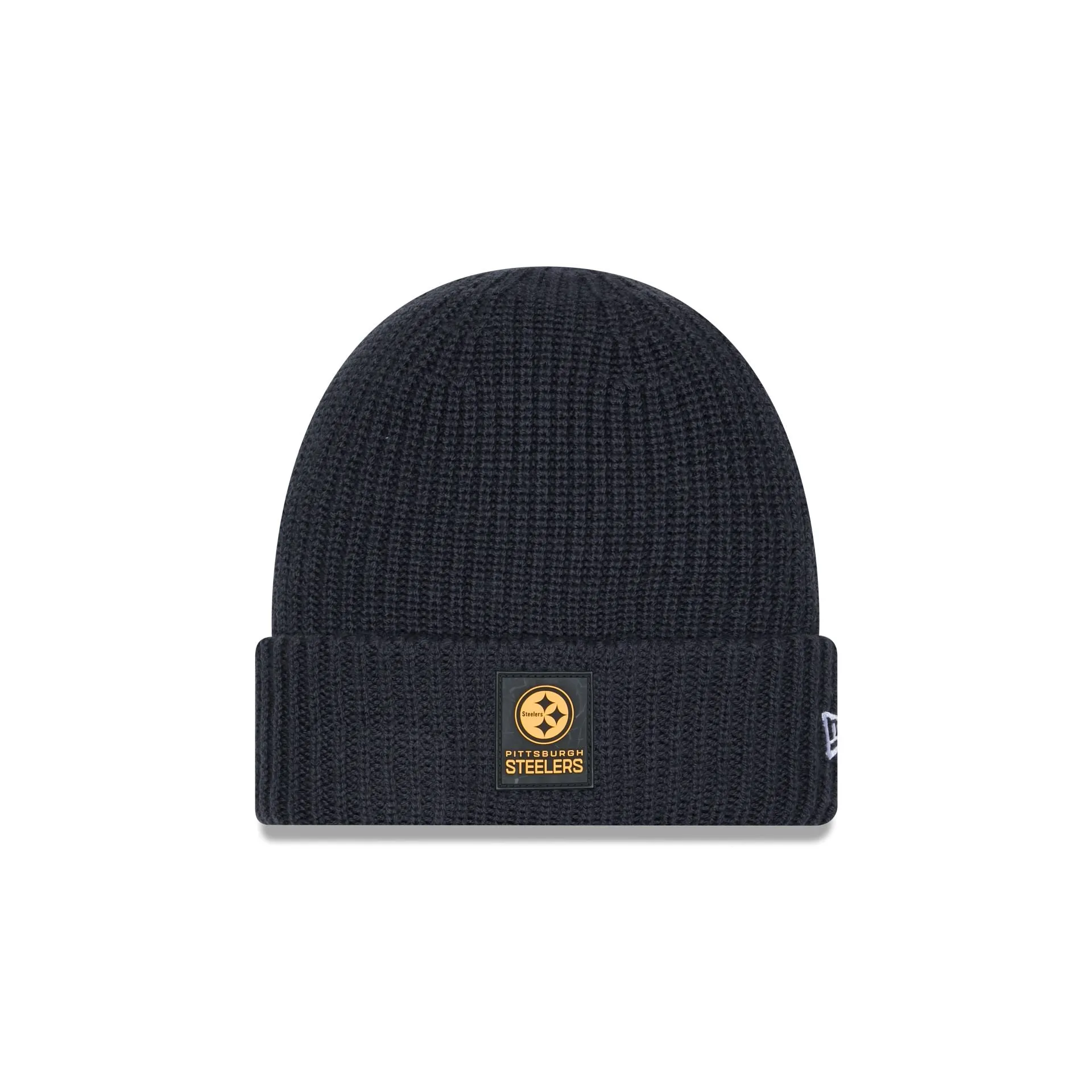 Pittsburgh Steelers 2025 Sideline Cold Weather Steel Clouds Cuff Knit Beanie sold by New Era