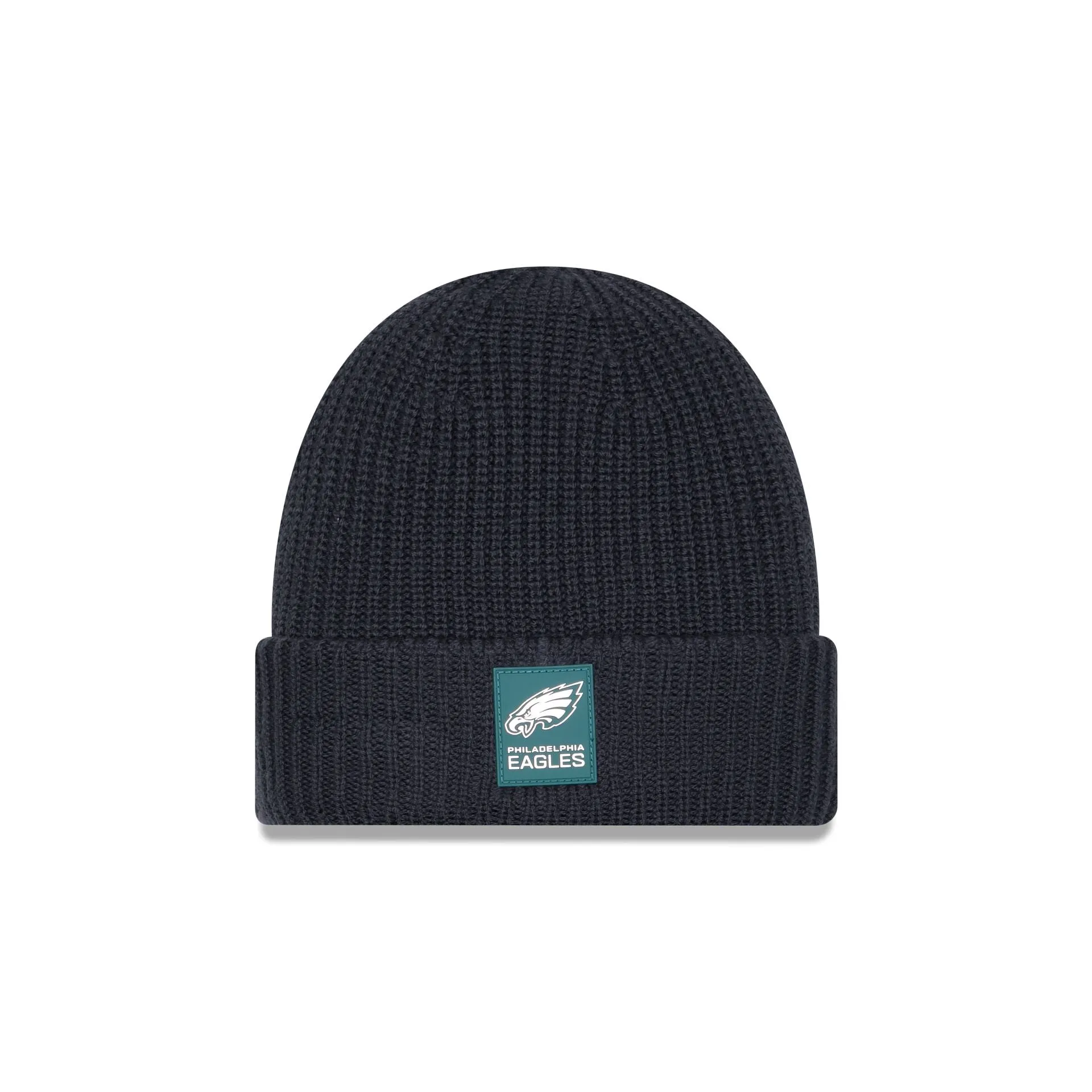 Philadelphia Eagles 2025 Sideline Cold Weather Steel Clouds Cuff Knit Beanie sold by New Era