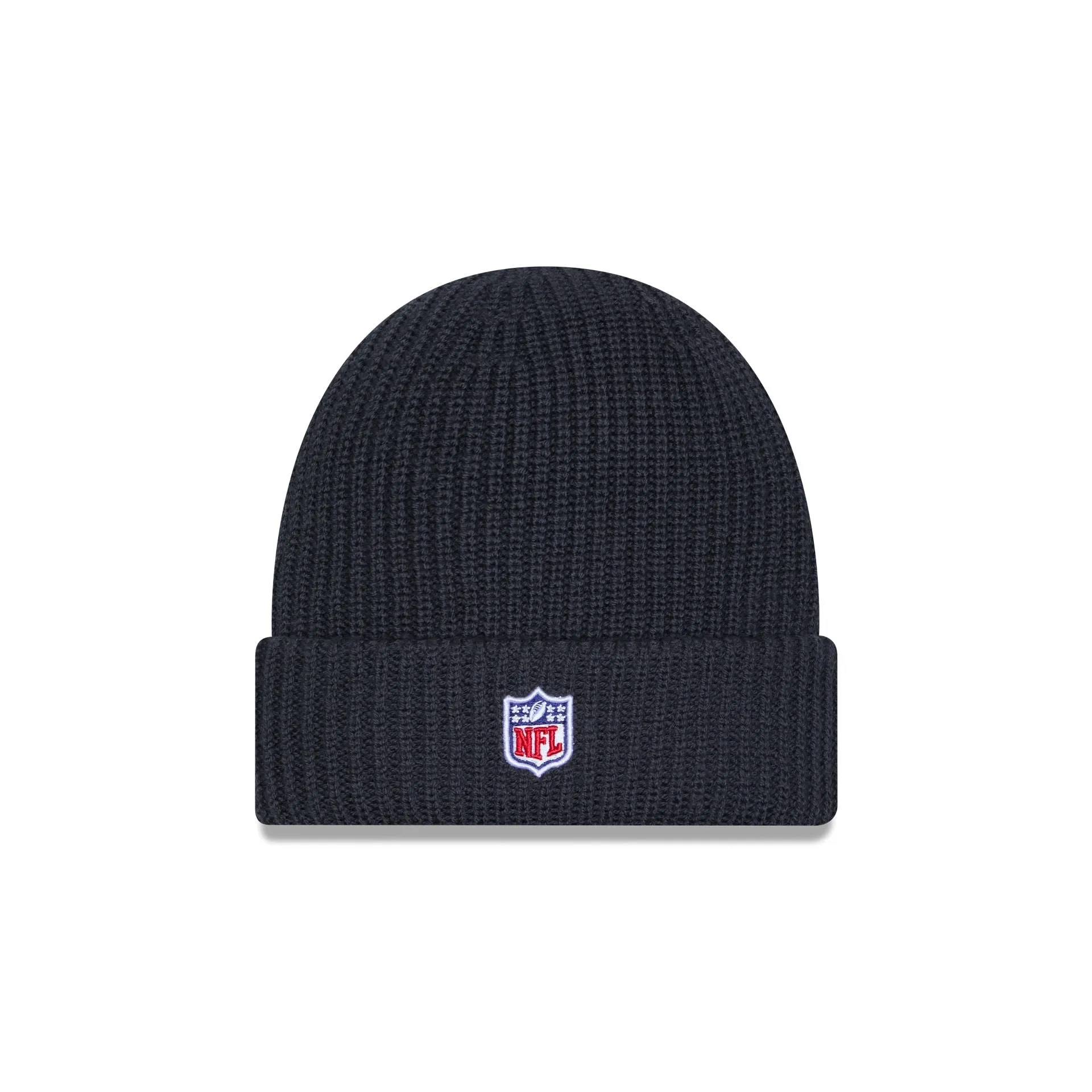 New England Patriots 2025 Sideline Cold Weather Steel Clouds Cuff Knit Beanie sold by New Era product image thumbnail 3