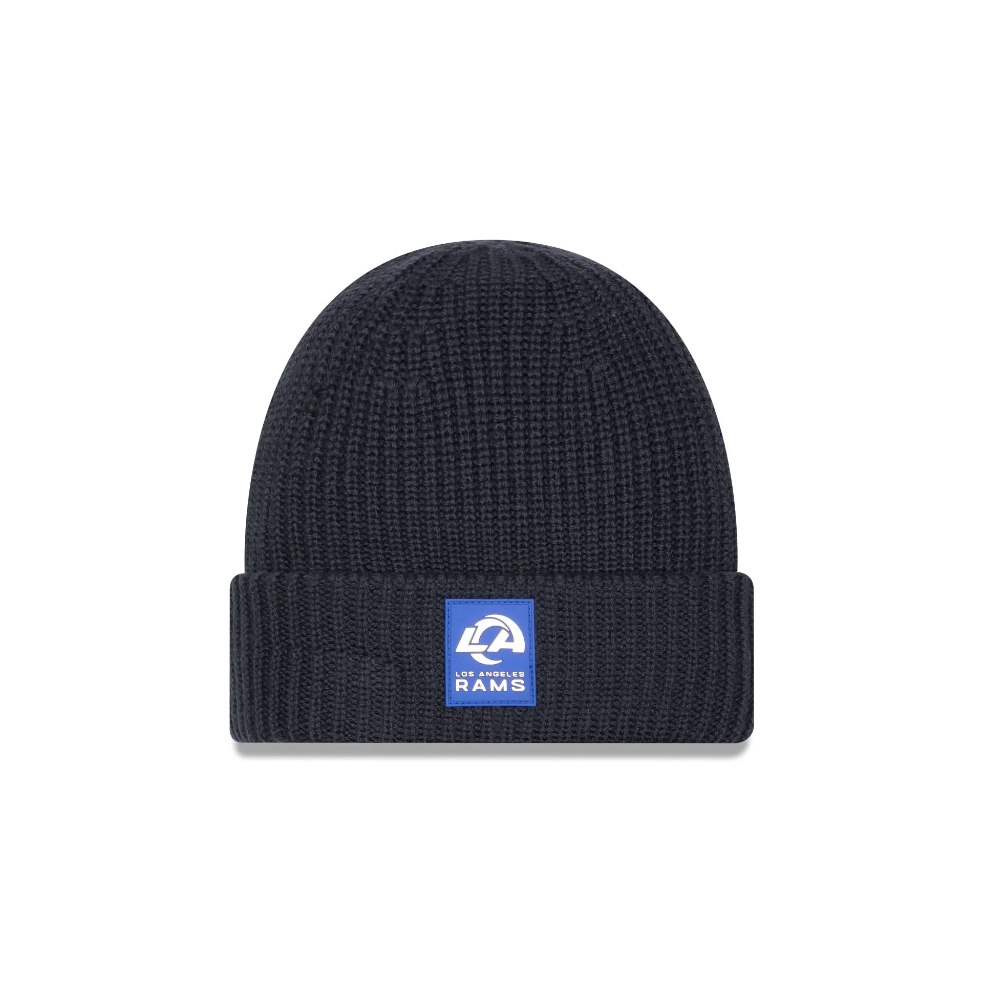 Los Angeles Rams 2025 Sideline Cold Weather Steel Clouds Cuff Knit Beanie sold by New Era