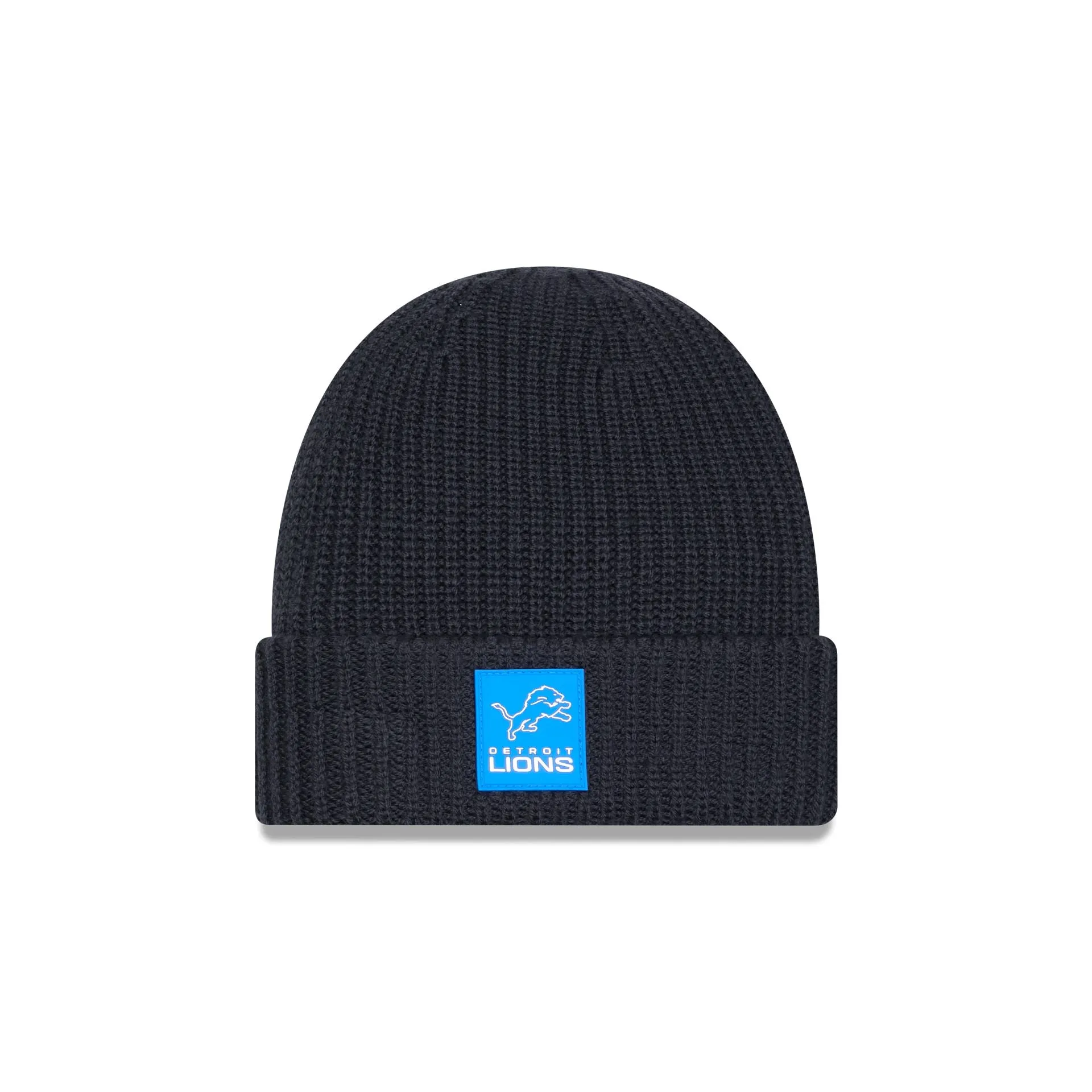 Detroit Lions 2025 Sideline Cold Weather Steel Clouds Cuff Knit Beanie sold by New Era