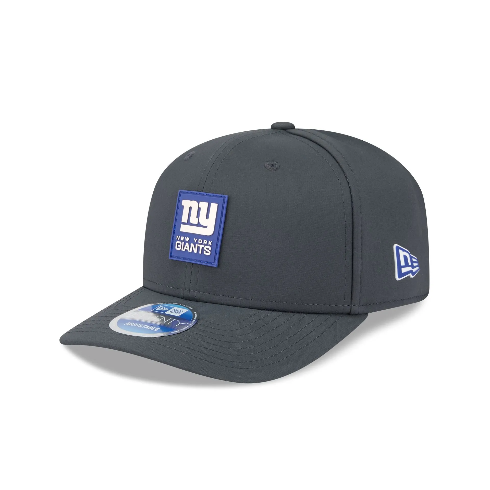 New York Giants 2025 Sideline Cold Weather Steel Clouds 9SEVENTY Stretch-Snap Hat sold by New Era