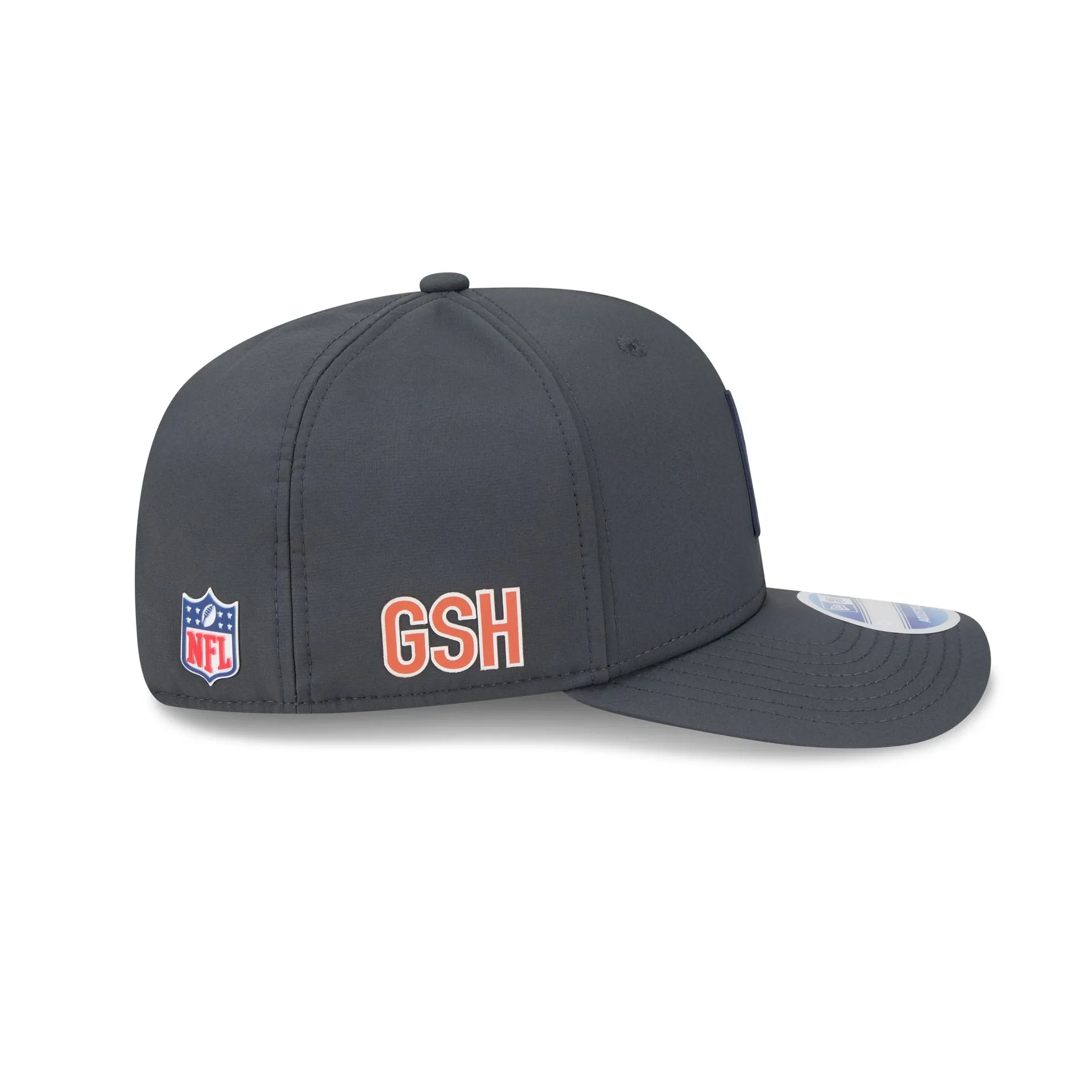 Chicago Bears 2025 Sideline Cold Weather Steel Clouds 9SEVENTY Stretch-Snap Hat sold by New Era product image thumbnail 5