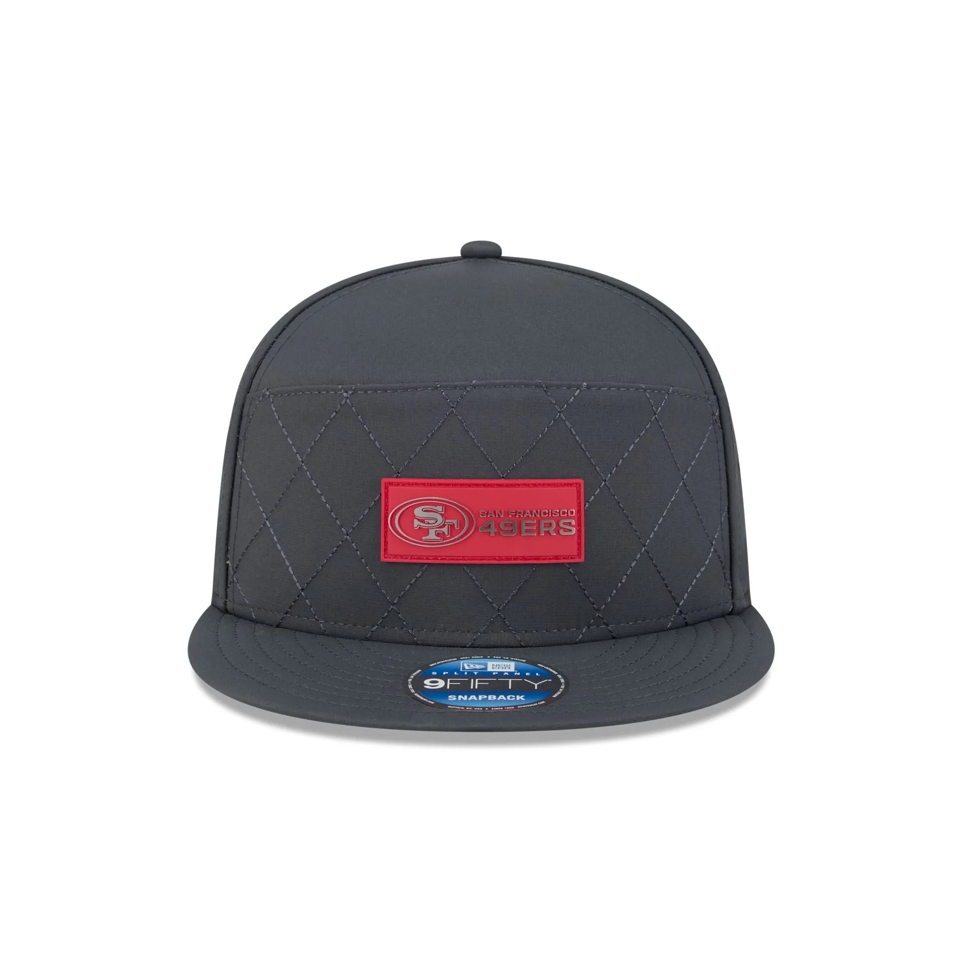 San Francisco 49ers 2025 Sideline Cold Weather Steel Clouds Split Panel 9FIFTY Snapback Hat sold by New Era product image thumbnail 2