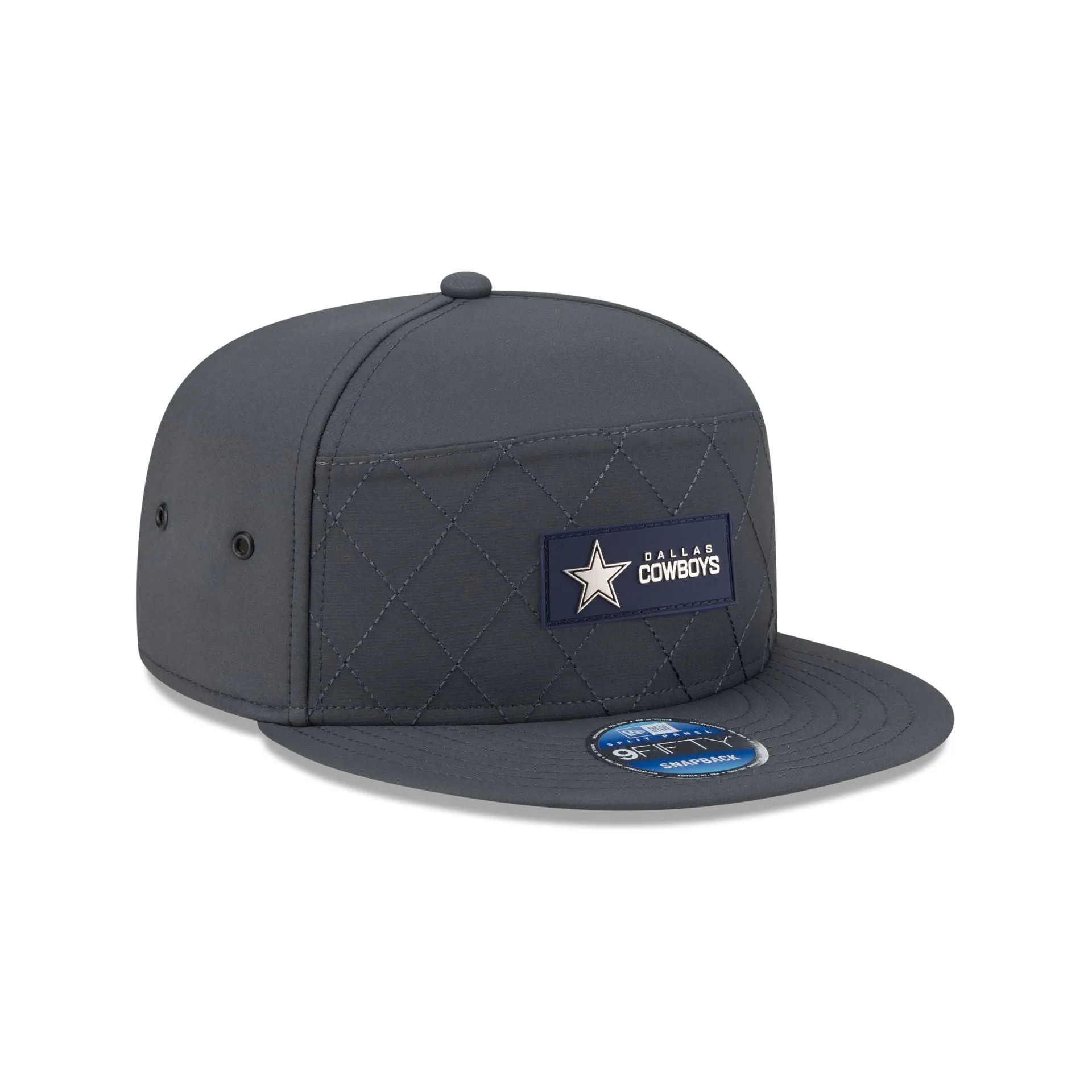 Dallas Cowboys 2025 Sideline Cold Weather Steel Clouds Split Panel 9FIFTY Snapback Hat sold by New Era product image thumbnail 3