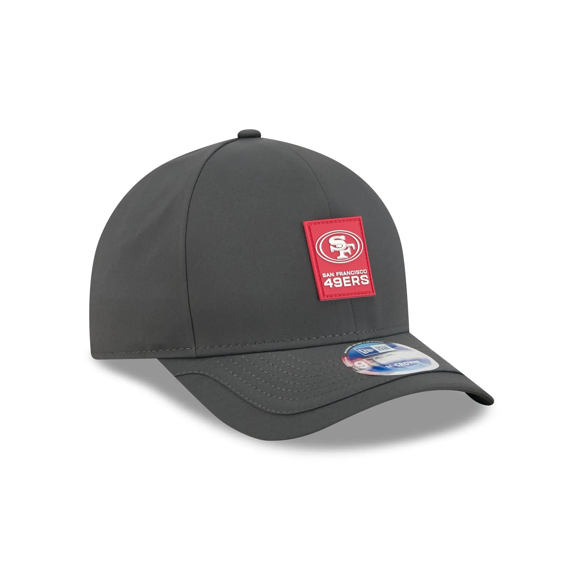 San Francisco 49ers 2025 Sideline Cold Weather Steel Clouds 9FORTY M-Crown Snapback Hat sold by New Era product image thumbnail 3