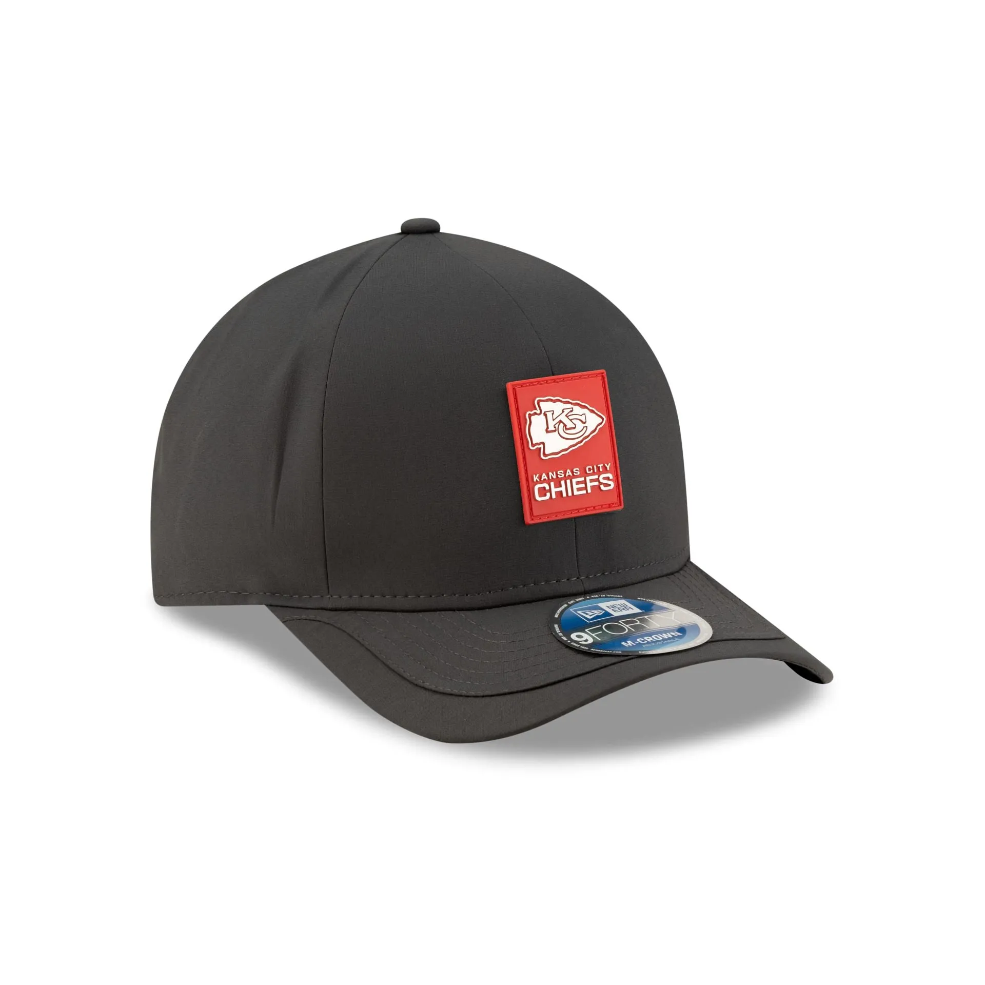 Kansas City Chiefs 2025 Sideline Cold Weather Steel Clouds 9FORTY M-Crown Snapback Hat sold by New Era product image thumbnail 3