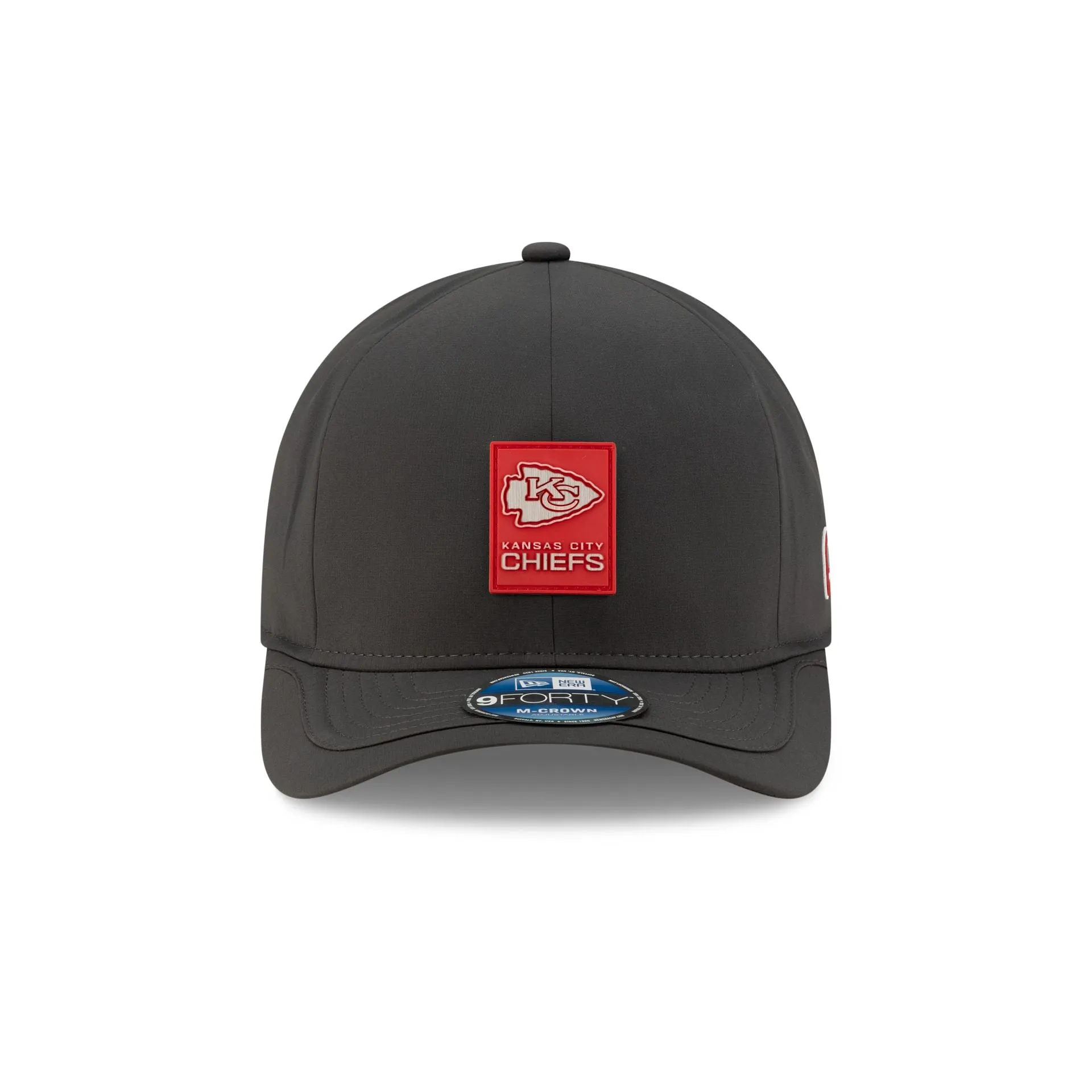 Kansas City Chiefs 2025 Sideline Cold Weather Steel Clouds 9FORTY M-Crown Snapback Hat sold by New Era product image thumbnail 2