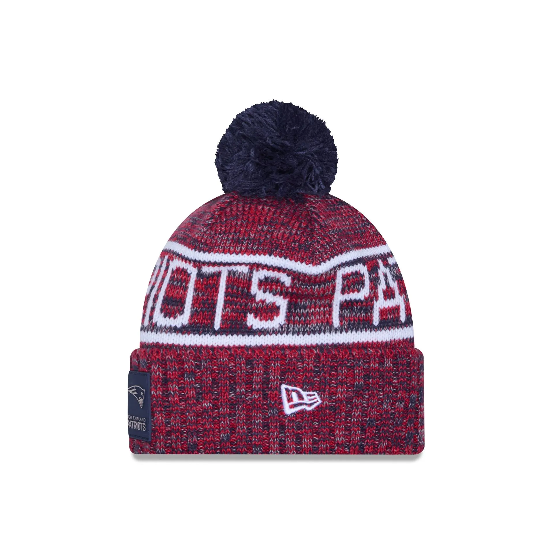 New England Patriots 2025 Sideline Cold Weather Pom Knit Hat sold by New Era product image thumbnail 2