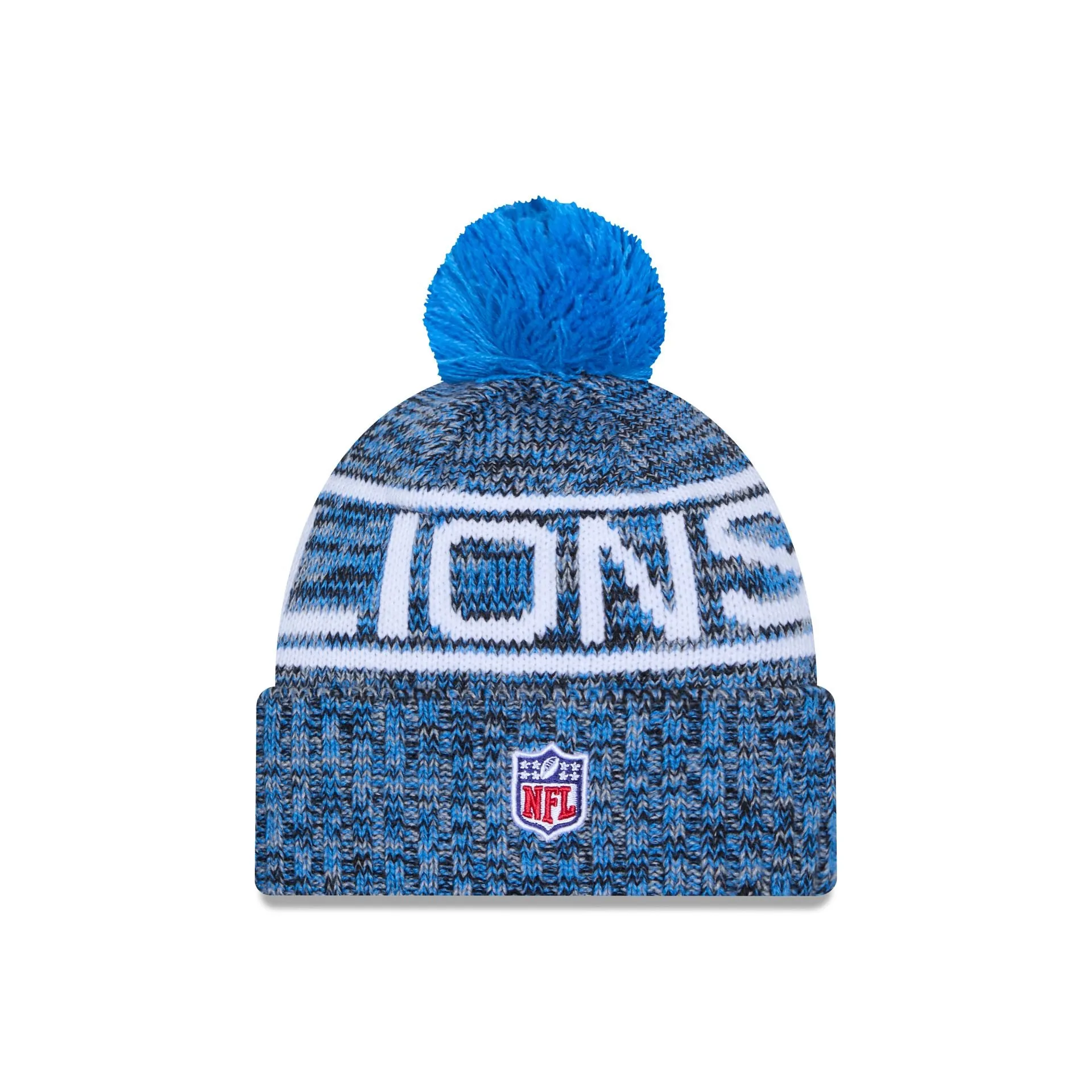 Detroit Lions 2025 Sideline Cold Weather Pom Knit Hat sold by New Era product image thumbnail 4