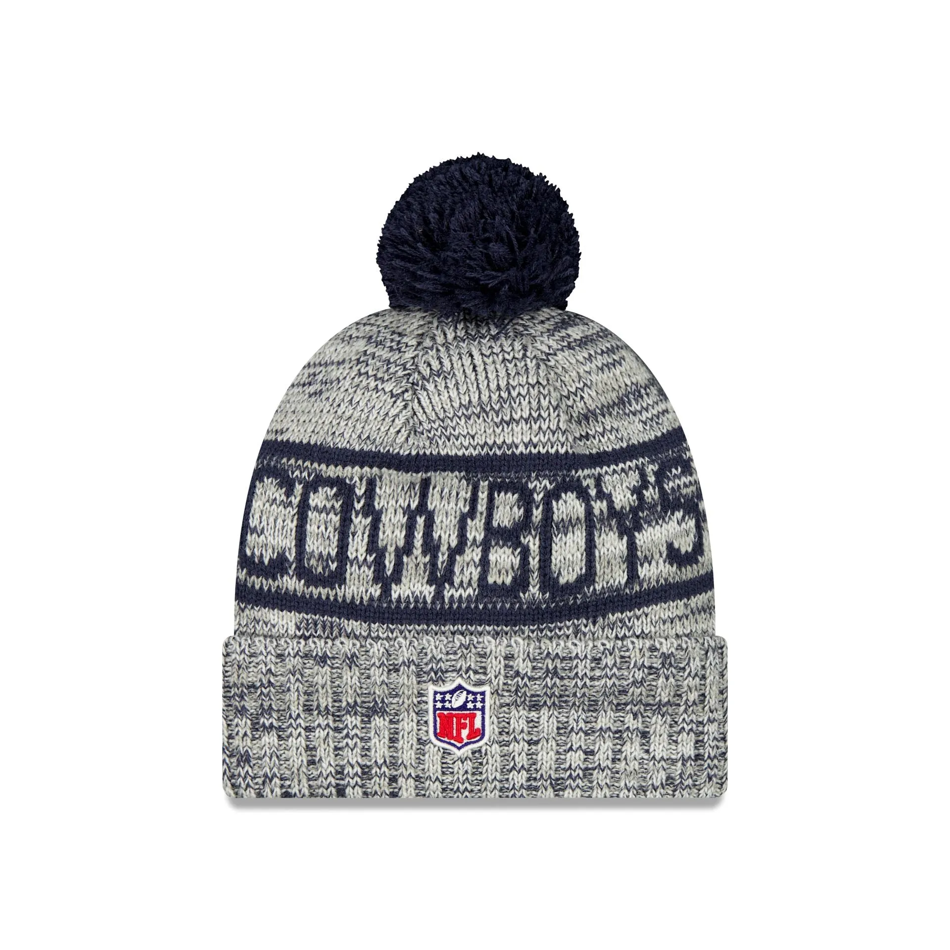 Dallas Cowboys 2025 Sideline Cold Weather Pom Knit Hat sold by New Era product image thumbnail 2