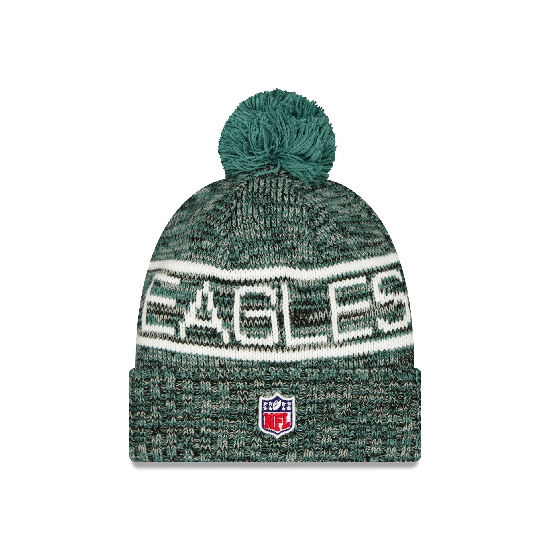 Philadelphia Eagles 2025 Sideline Cold Weather Pom Knit Hat sold by New Era product image thumbnail 2
