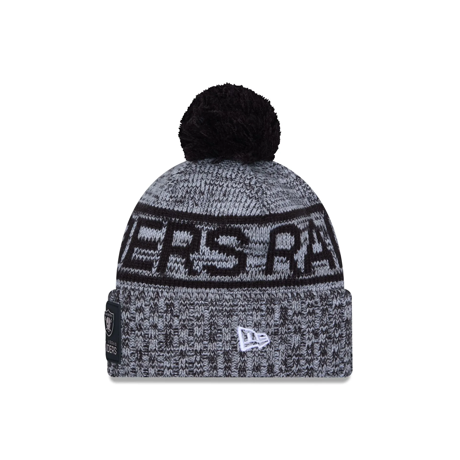 Las Vegas Raiders 2025 Sideline Cold Weather Pom Knit Hat sold by New Era product image thumbnail 2