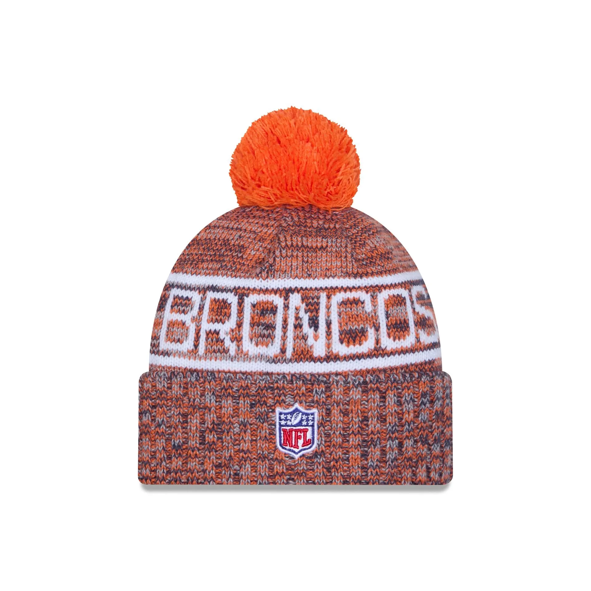 Denver Broncos 2025 Sideline Cold Weather Pom Knit Hat sold by New Era product image thumbnail 3