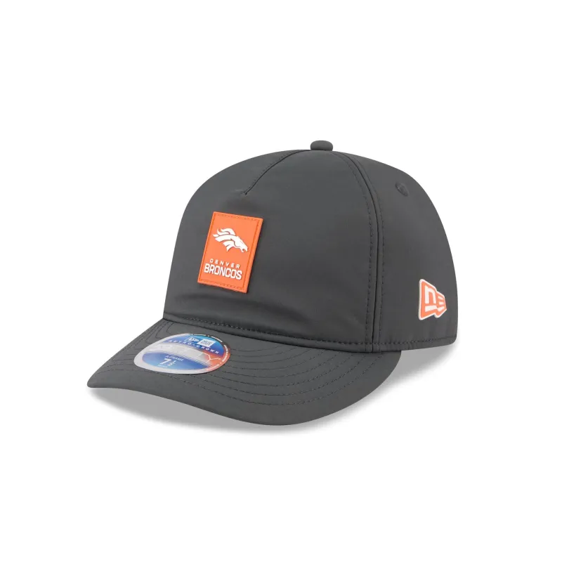 Denver Broncos 2025 Sideline Cold Weather Steel Clouds Retro Crown 59FIFTY A-Frame Fitted Hat sold by New Era