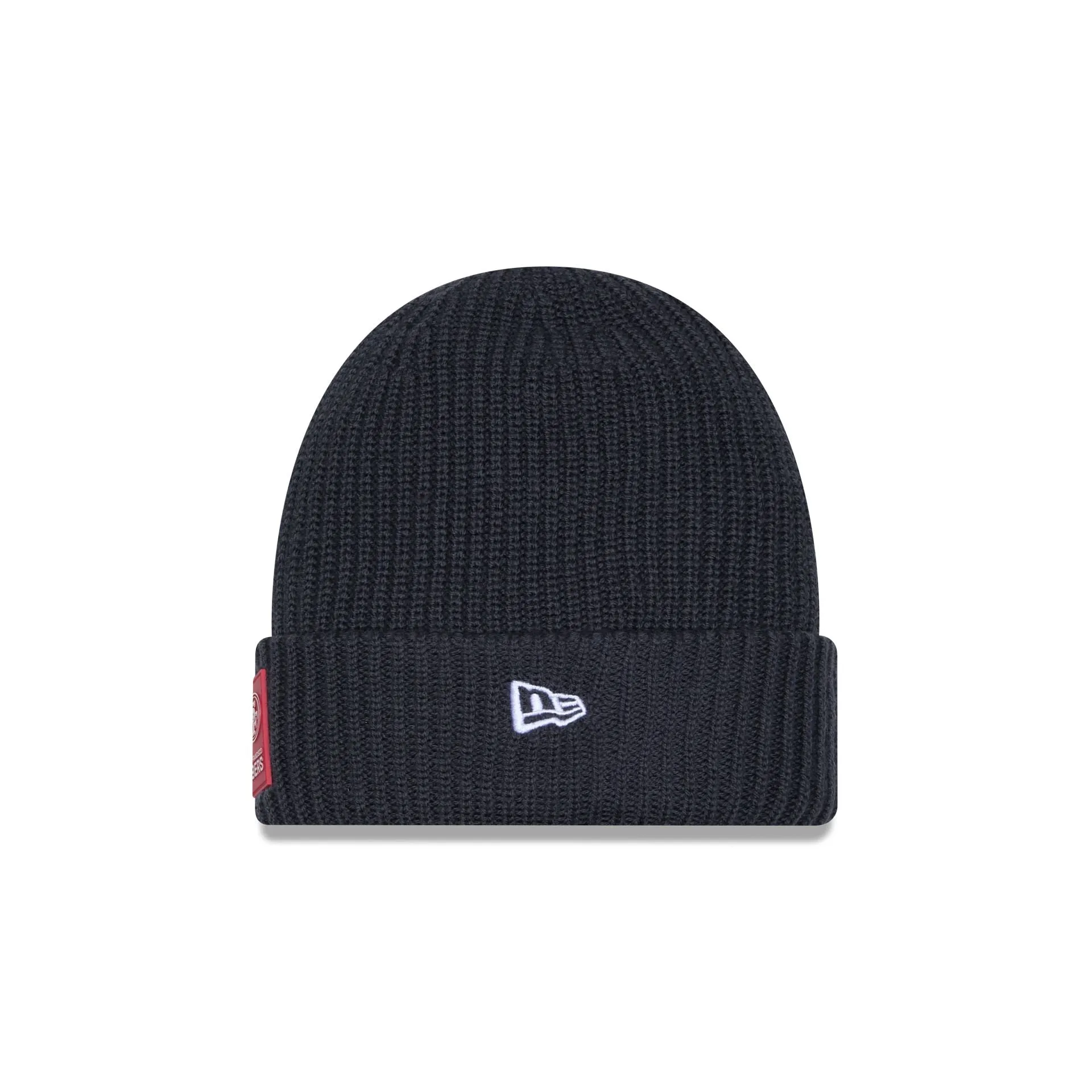 San Francisco 49ers 2025 Sideline Cold Weather Steel Clouds Cuff Knit Beanie sold by New Era product image thumbnail 2