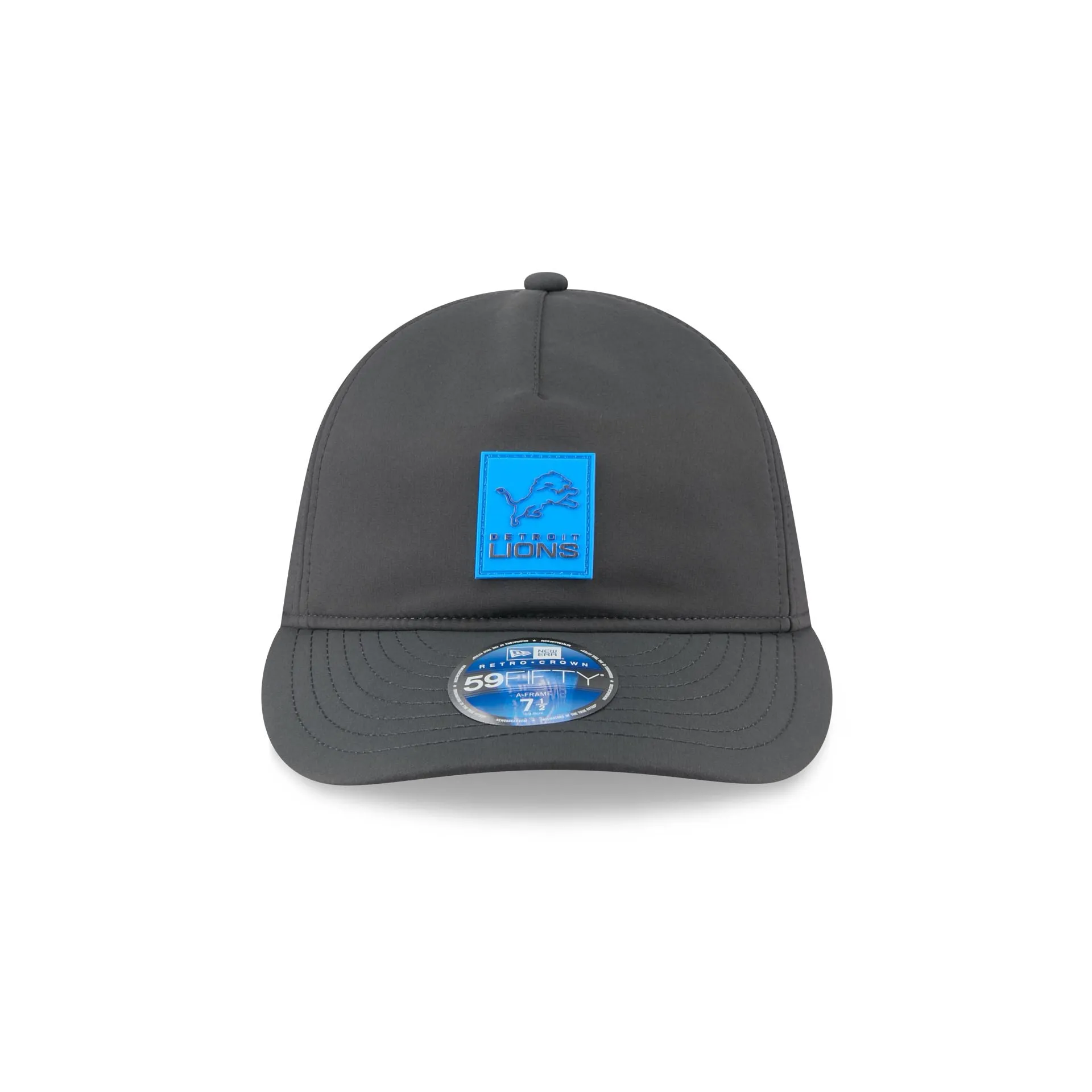 Detroit Lions 2025 Sideline Cold Weather Steel Clouds Retro Crown 59FIFTY A-Frame Fitted Hat sold by New Era product image thumbnail 2