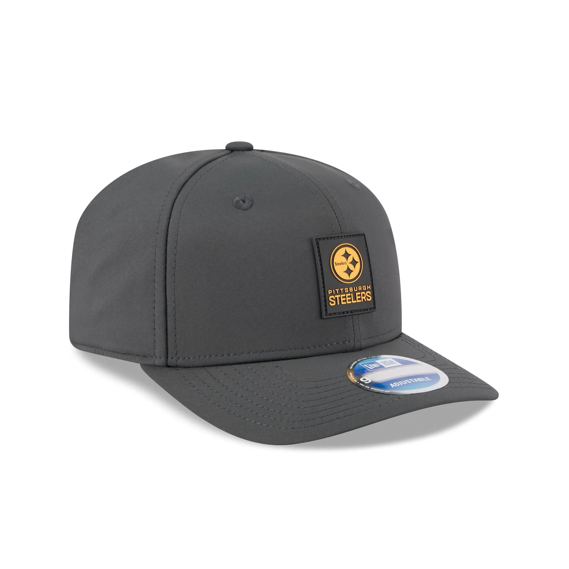 Pittsburgh Steelers 2025 Sideline Cold Weather Steel Clouds 9SEVENTY Stretch-Snap Hat sold by New Era product image thumbnail 3