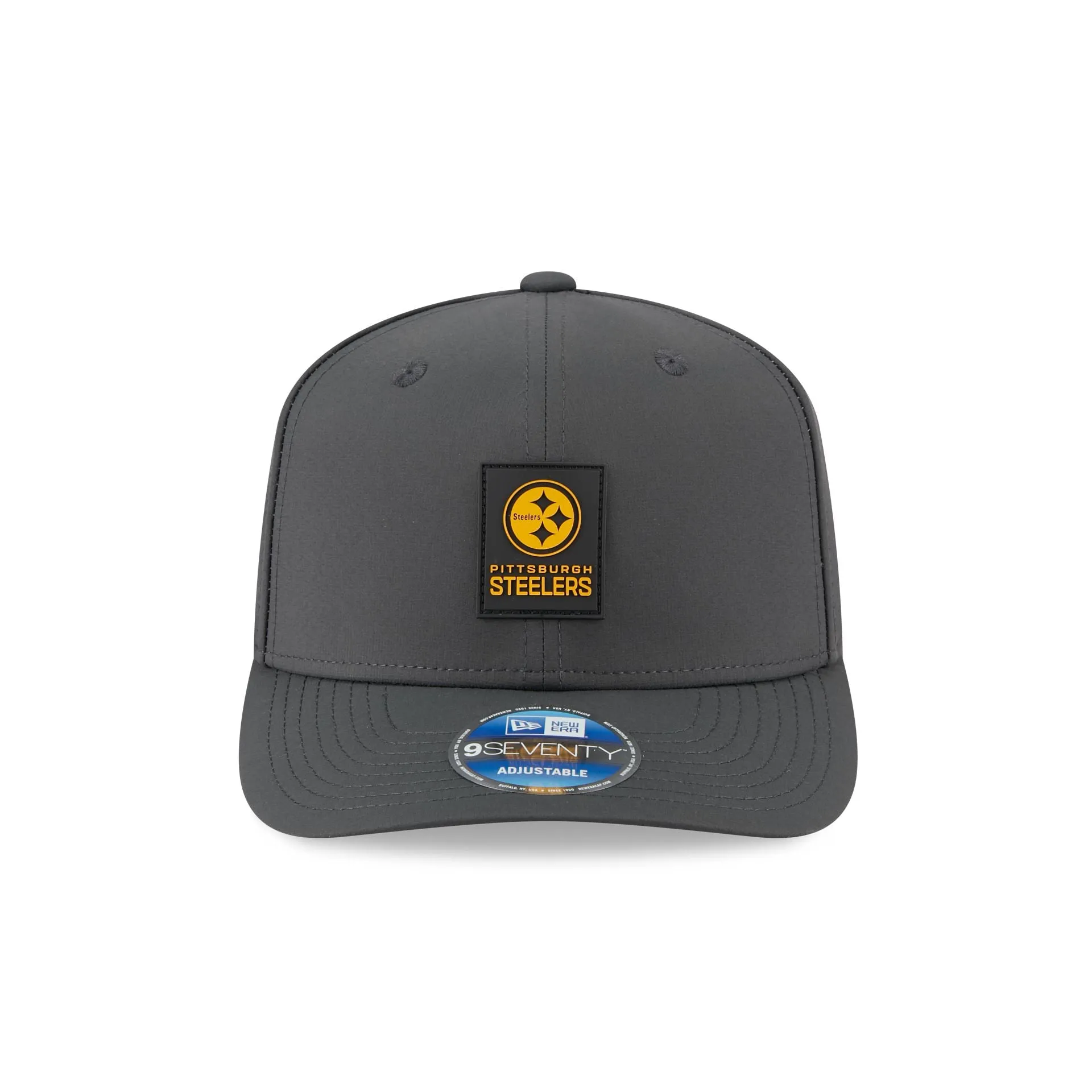 Pittsburgh Steelers 2025 Sideline Cold Weather Steel Clouds 9SEVENTY Stretch-Snap Hat sold by New Era product image thumbnail 2