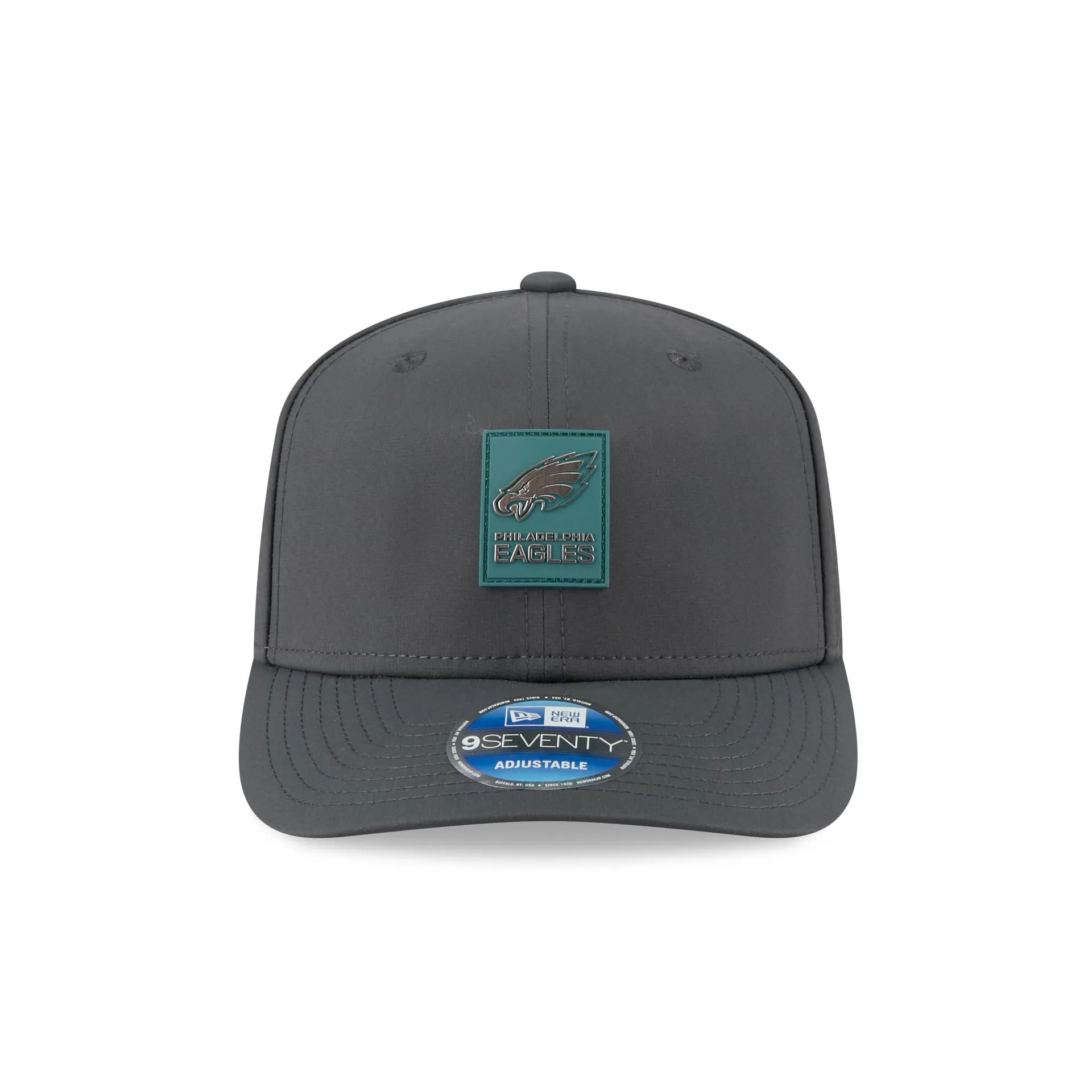 Philadelphia Eagles 2025 Sideline Cold Weather Steel Clouds 9SEVENTY Stretch-Snap Hat sold by New Era product image thumbnail 3