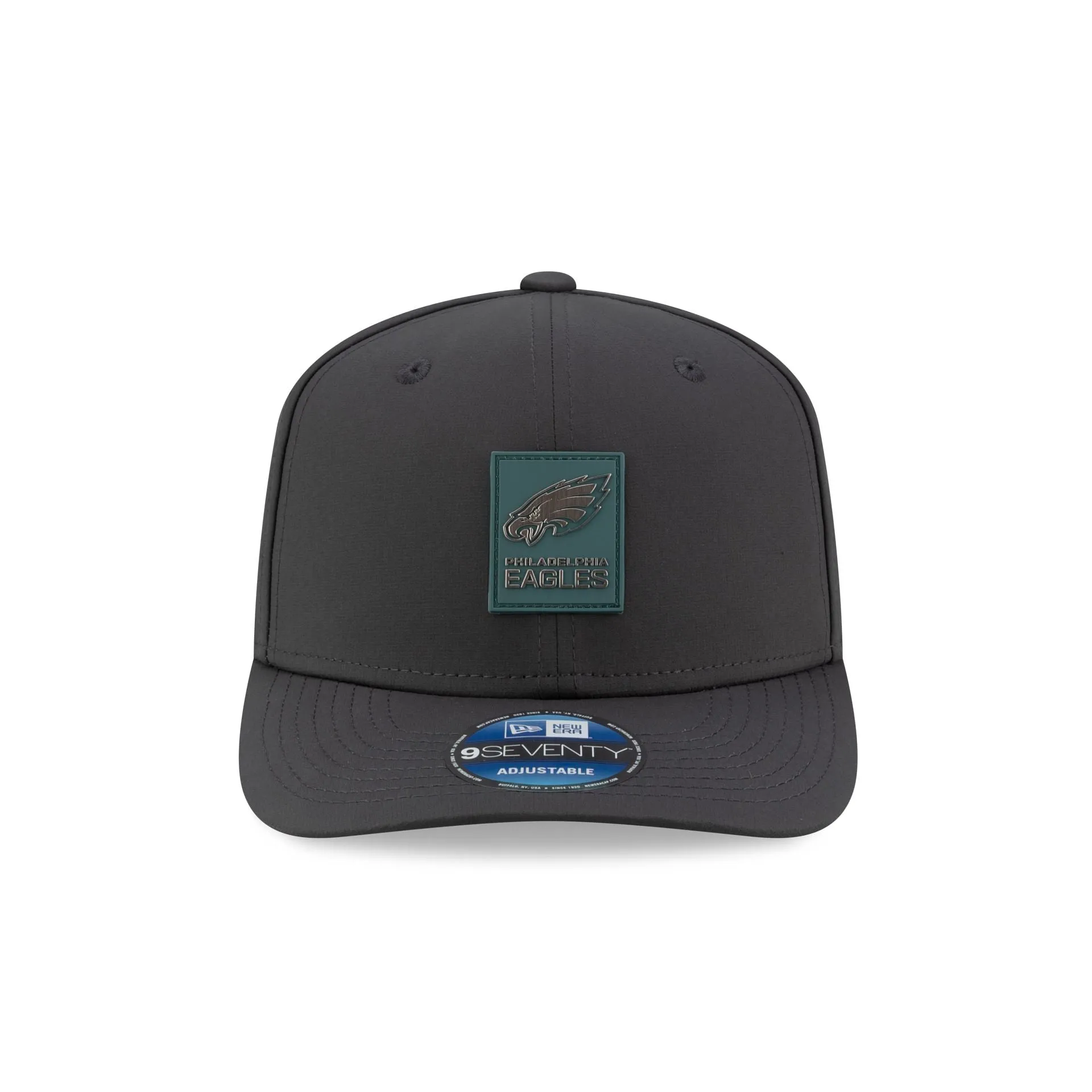 Philadelphia Eagles 2025 Sideline Cold Weather Steel Clouds 9SEVENTY Stretch-Snap Hat sold by New Era product image thumbnail 4