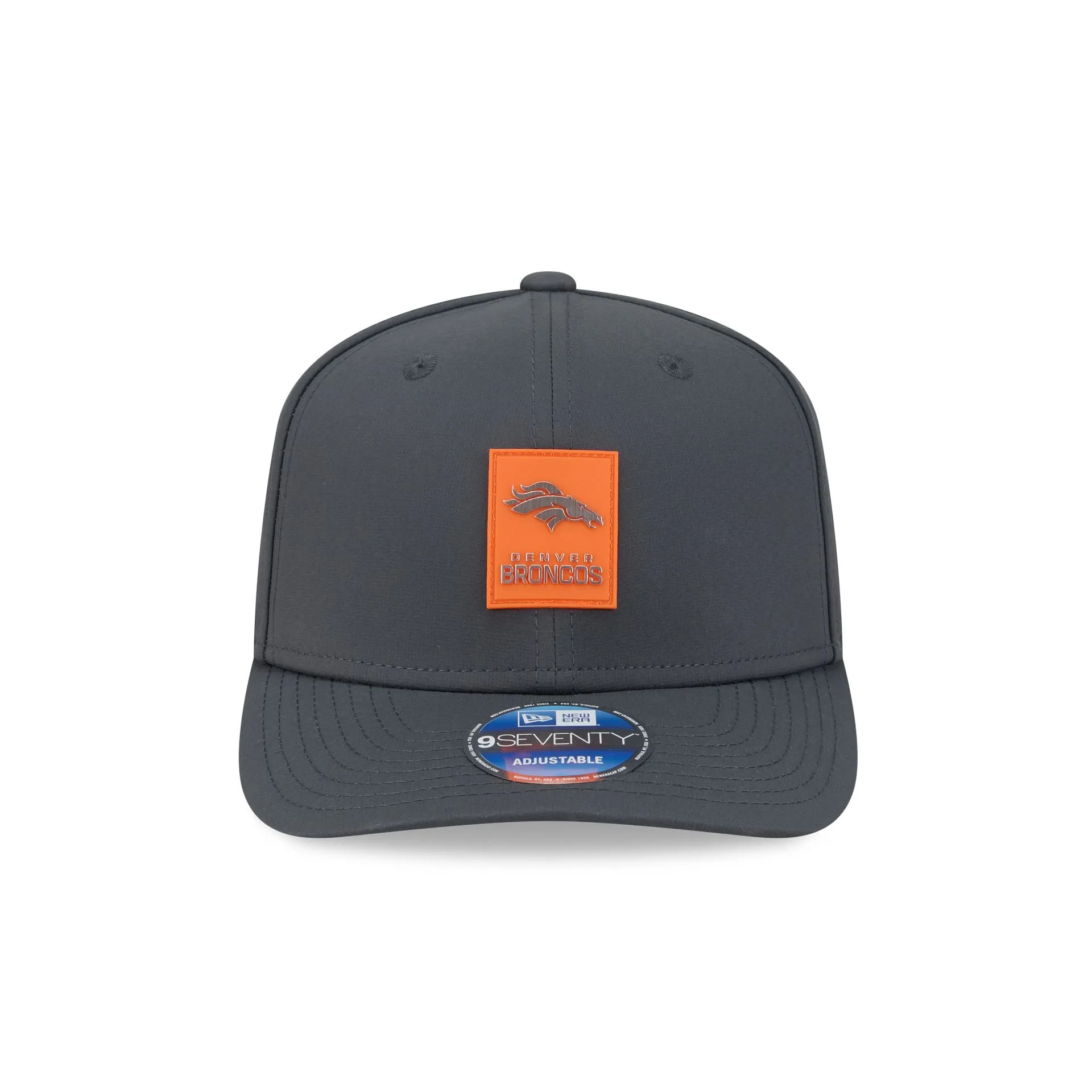 Denver Broncos 2025 Sideline Cold Weather Steel Clouds 9SEVENTY Stretch-Snap Hat sold by New Era product image thumbnail 2